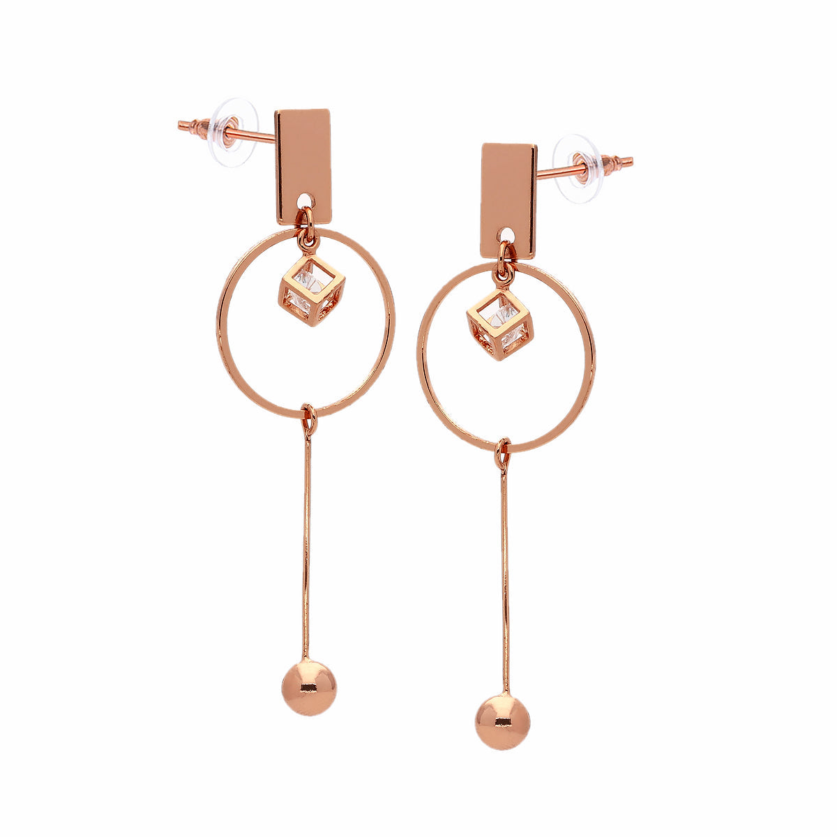 Everyday Cubic Zirconia Hoop Earrings