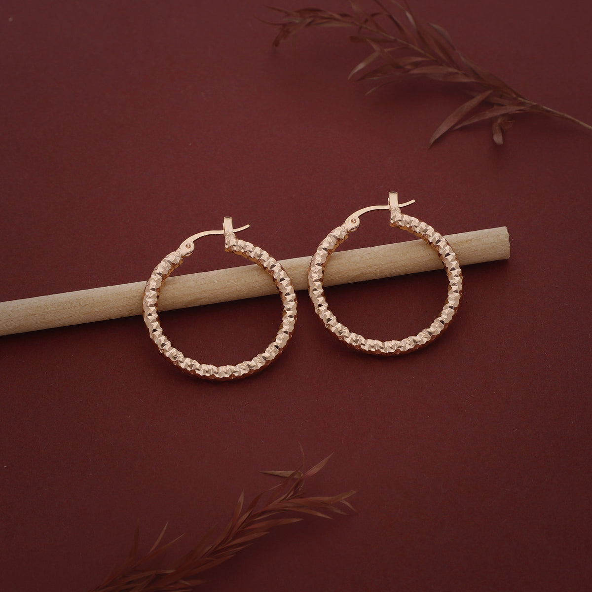 Sparkle Hoop Earring