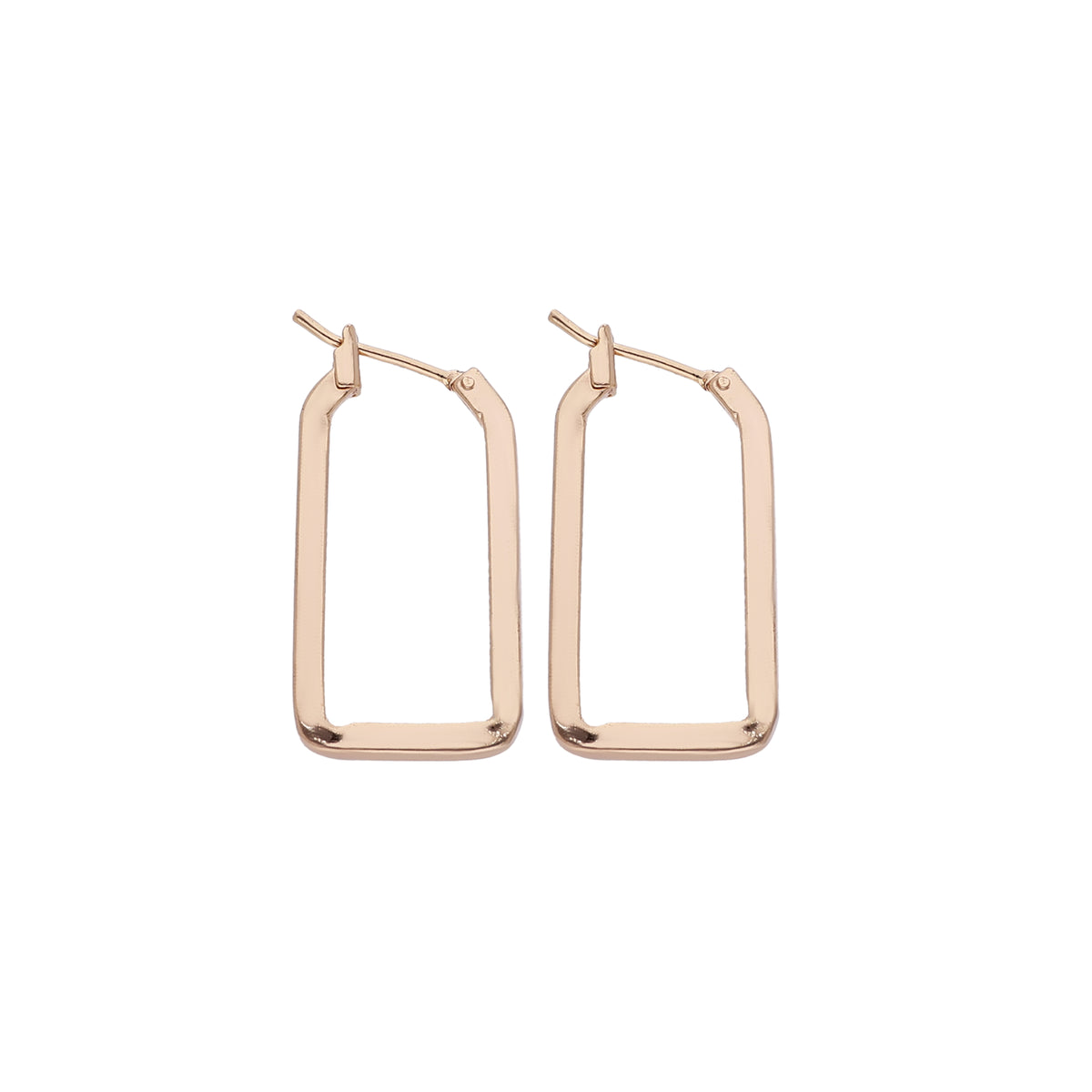 Slim Square Hoop Earring