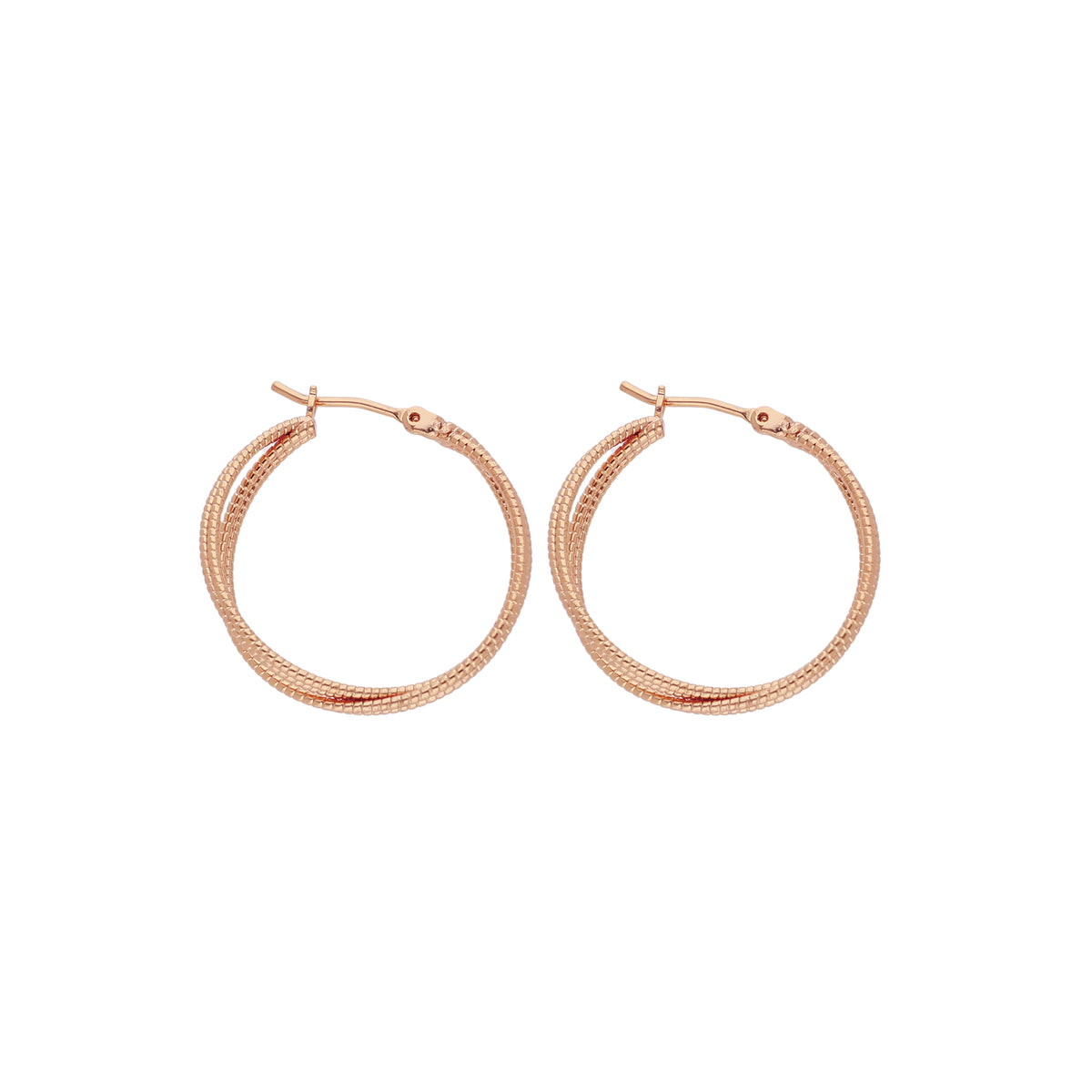 Slim Round Hoop Earring