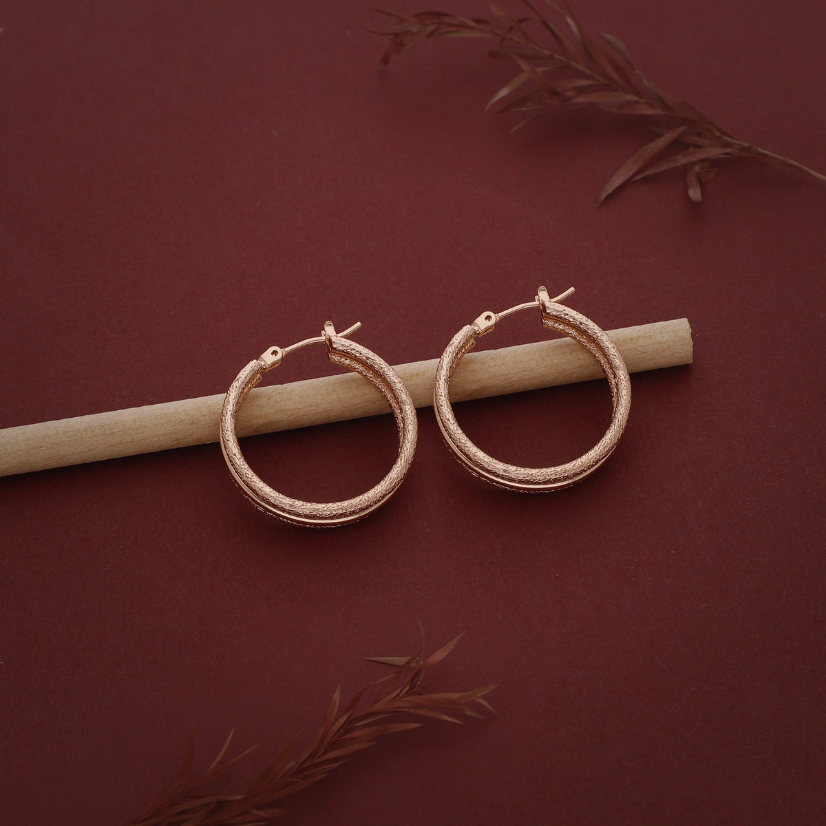 Double Hoop Earring
