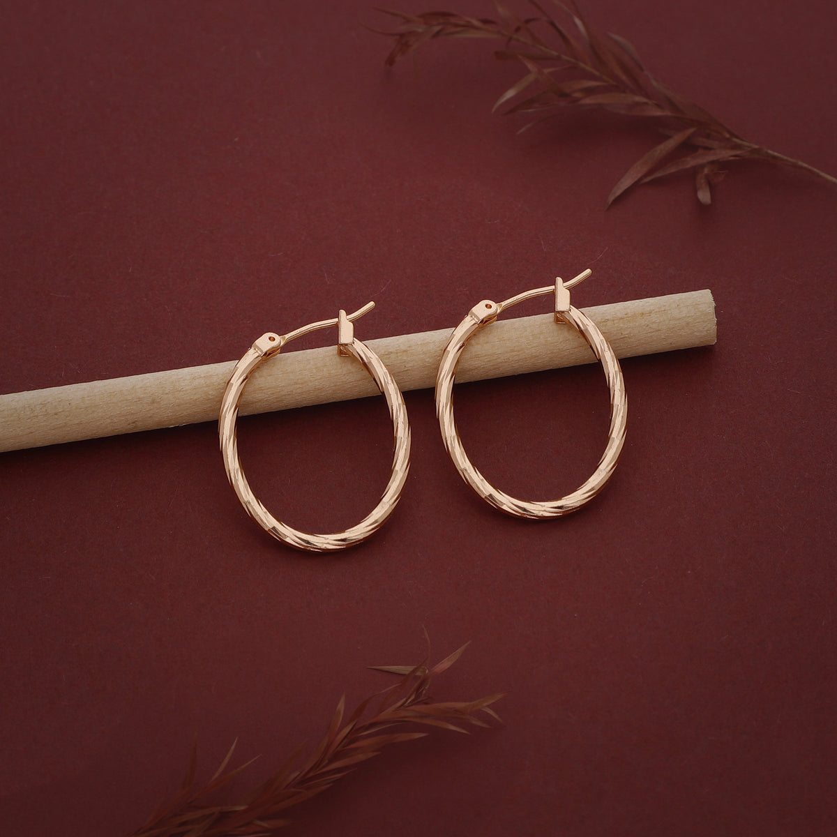 Beaded Hoop Earring