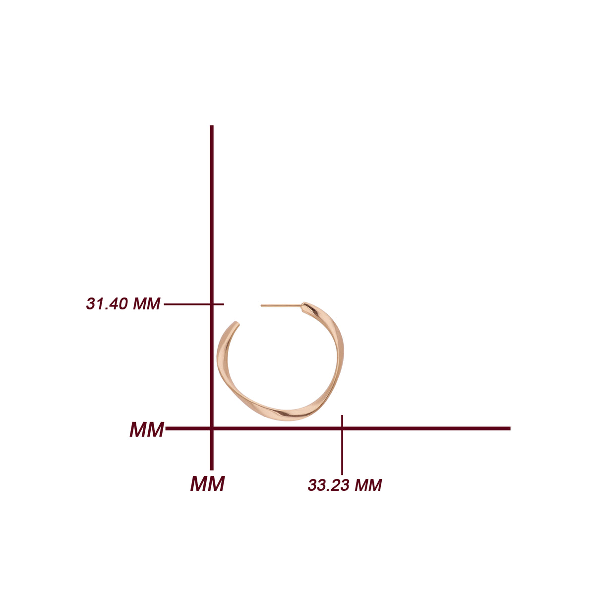 Linked Hoop Earring