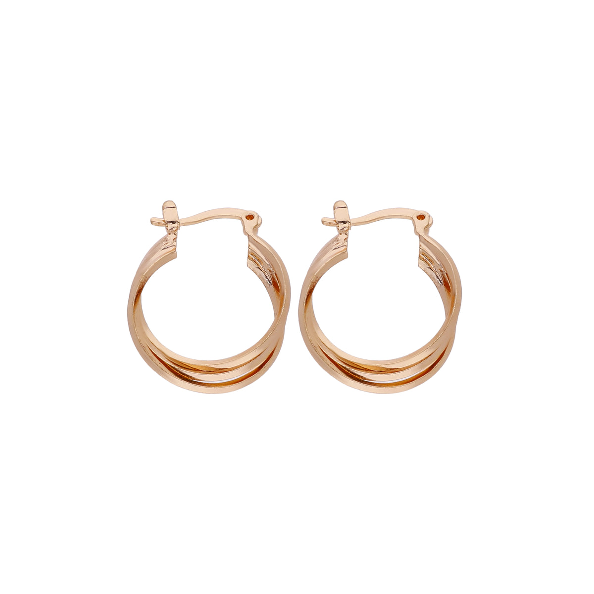 Small Double Hoop Earring