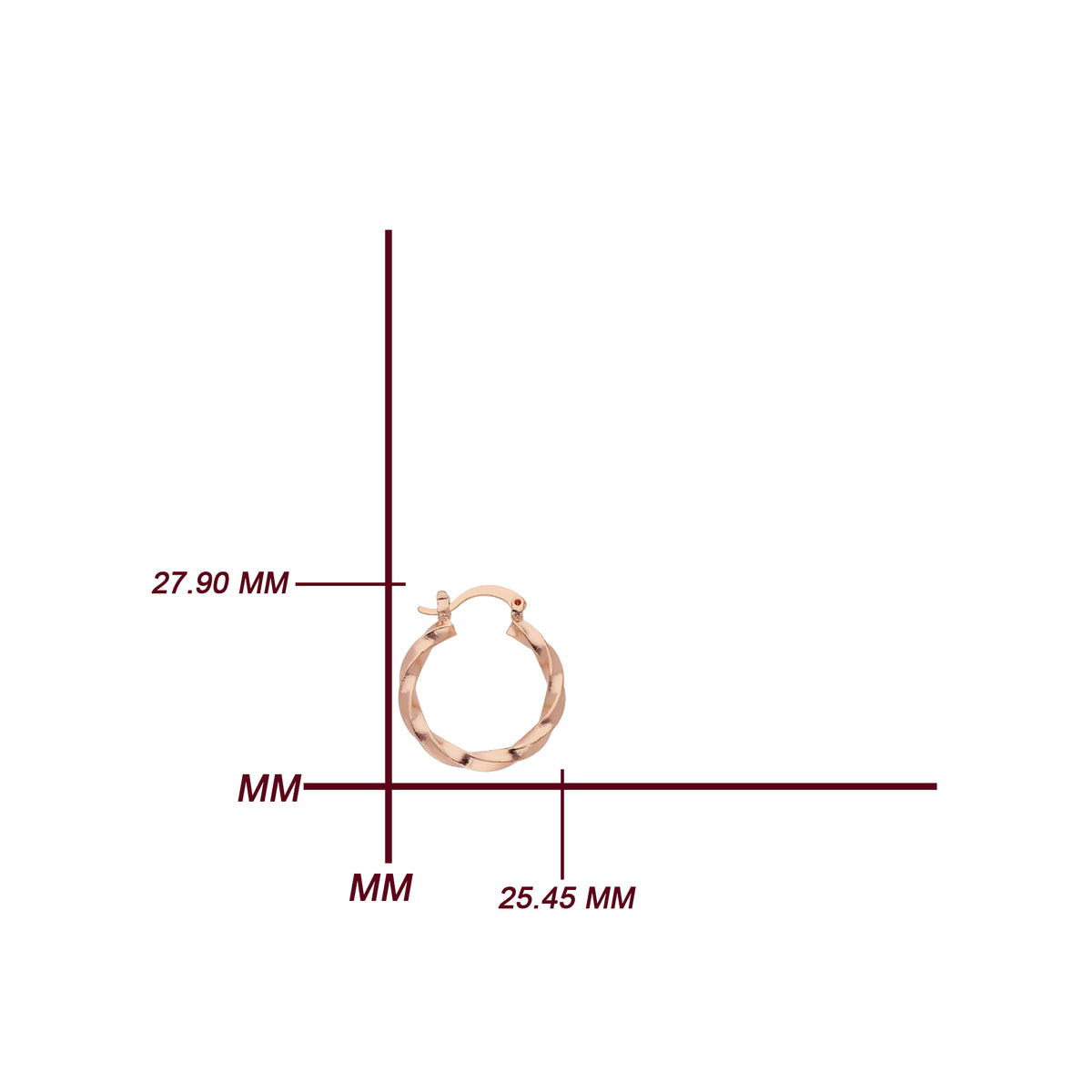 Classic Oval Hoop Earring