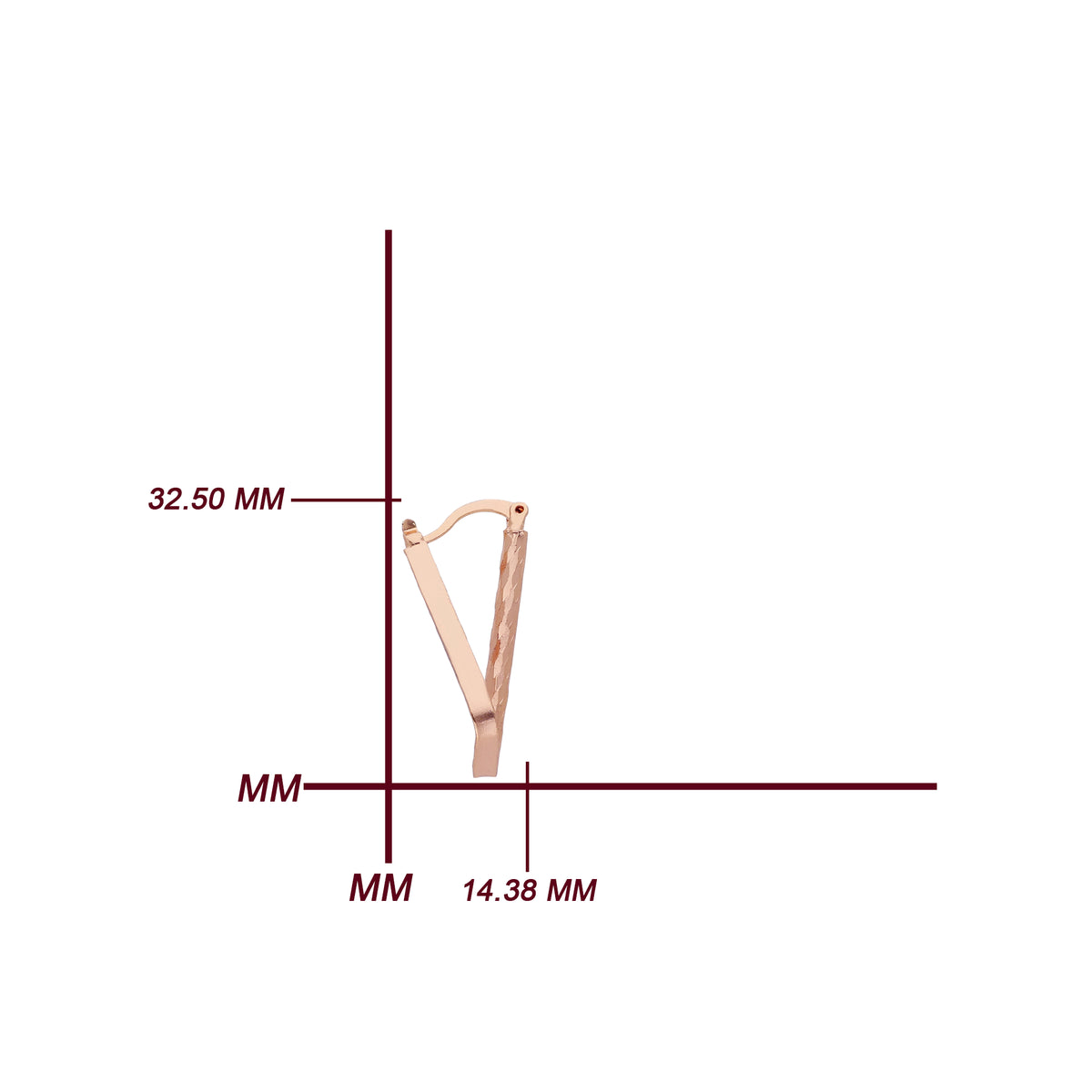 Long Triangle Earring