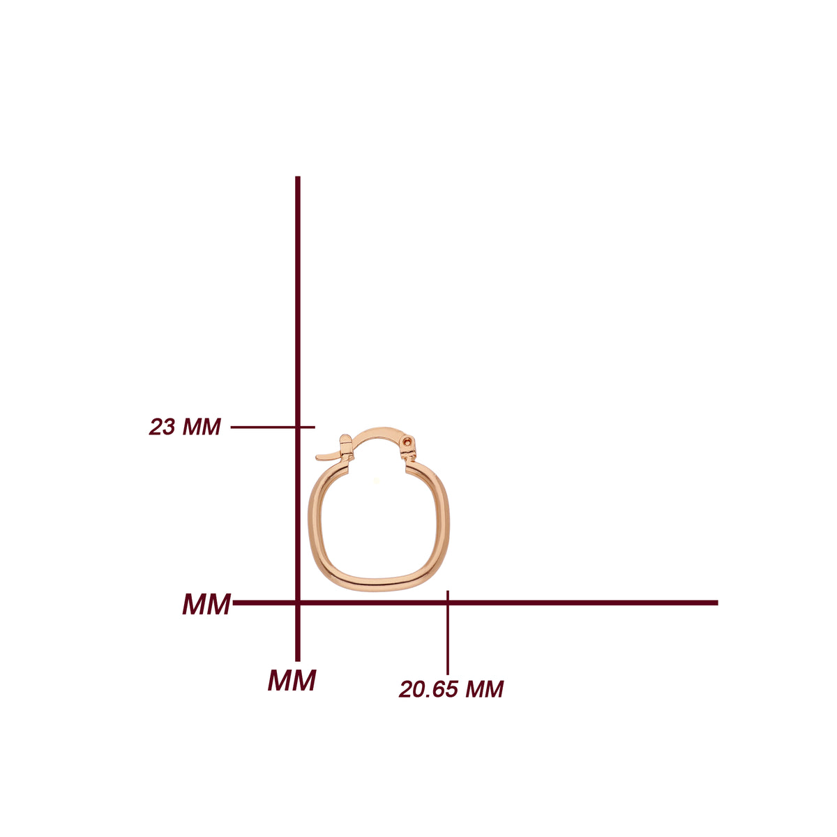 Slim Double Oval Earring