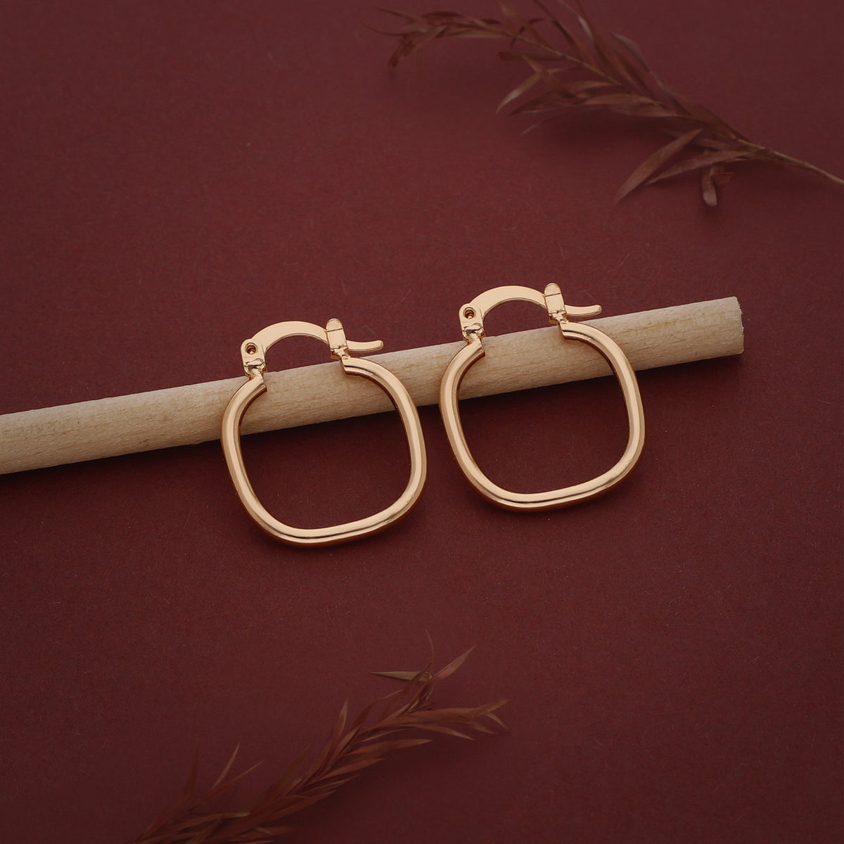 Slim Double Oval Earring