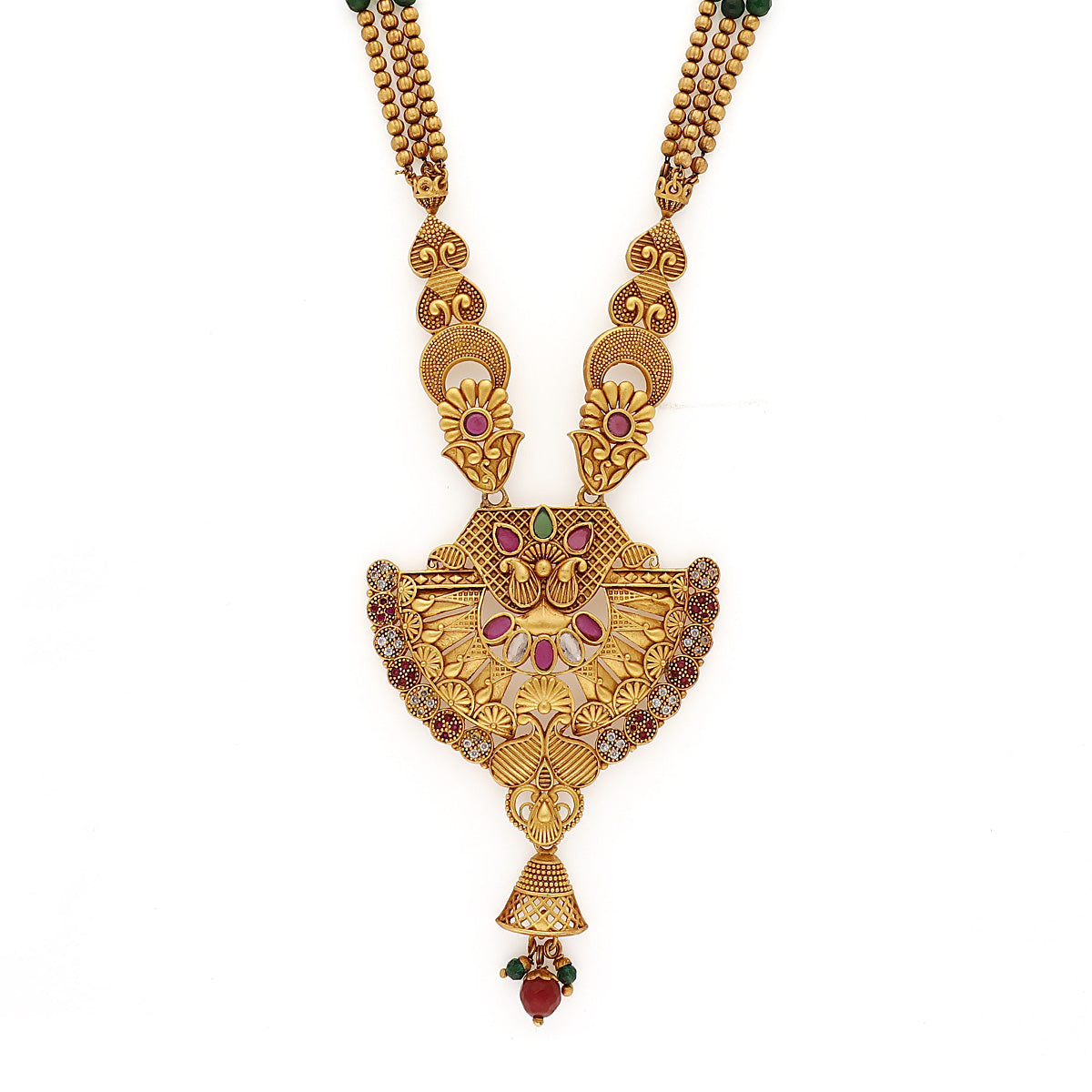 Gold Plated Sparkling Multicolor Jewellery