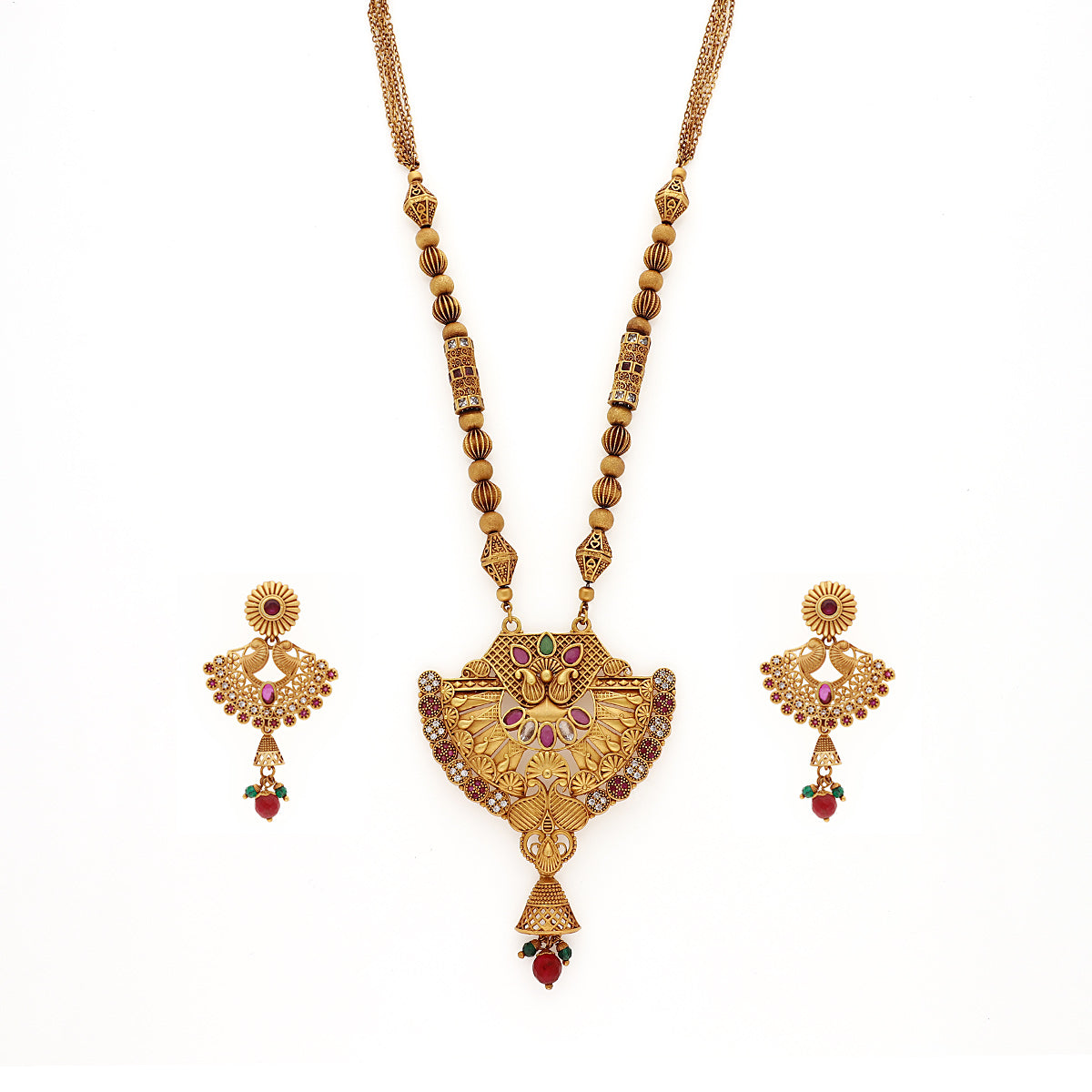 Gold Plated Festive Multicolor Jewellery