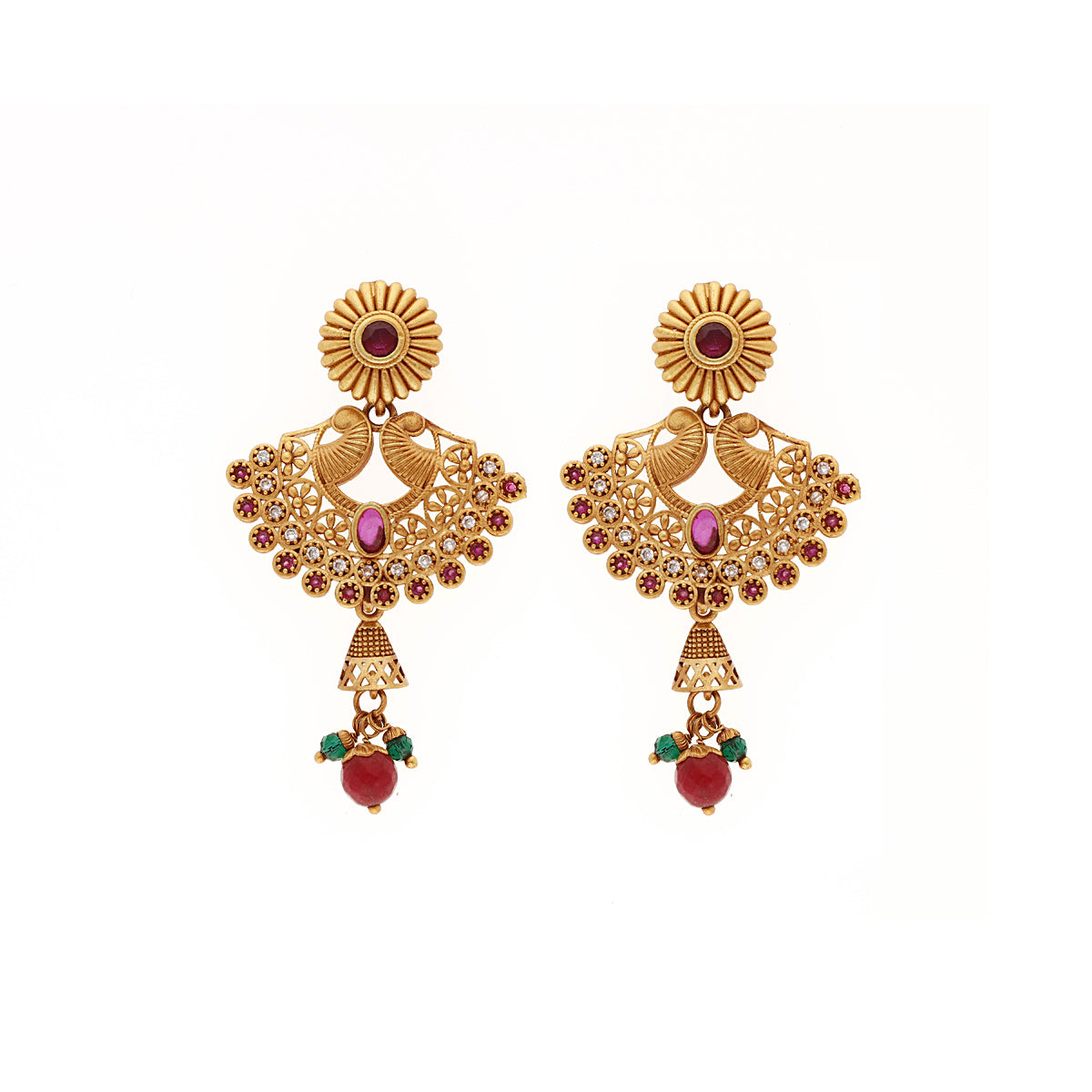 Gold Plated Festive Multicolor Jewellery