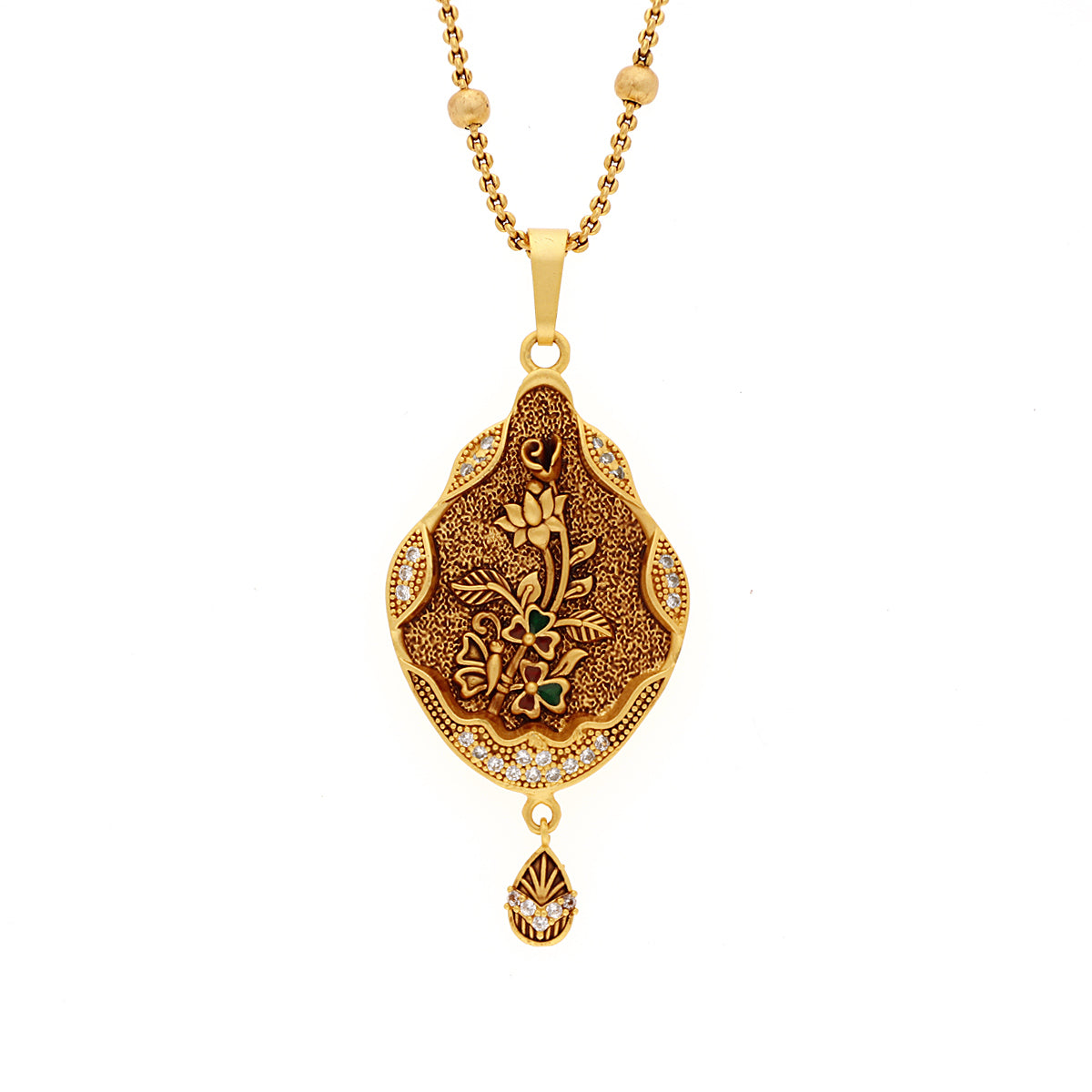 Gold Plated Floral Jewellery