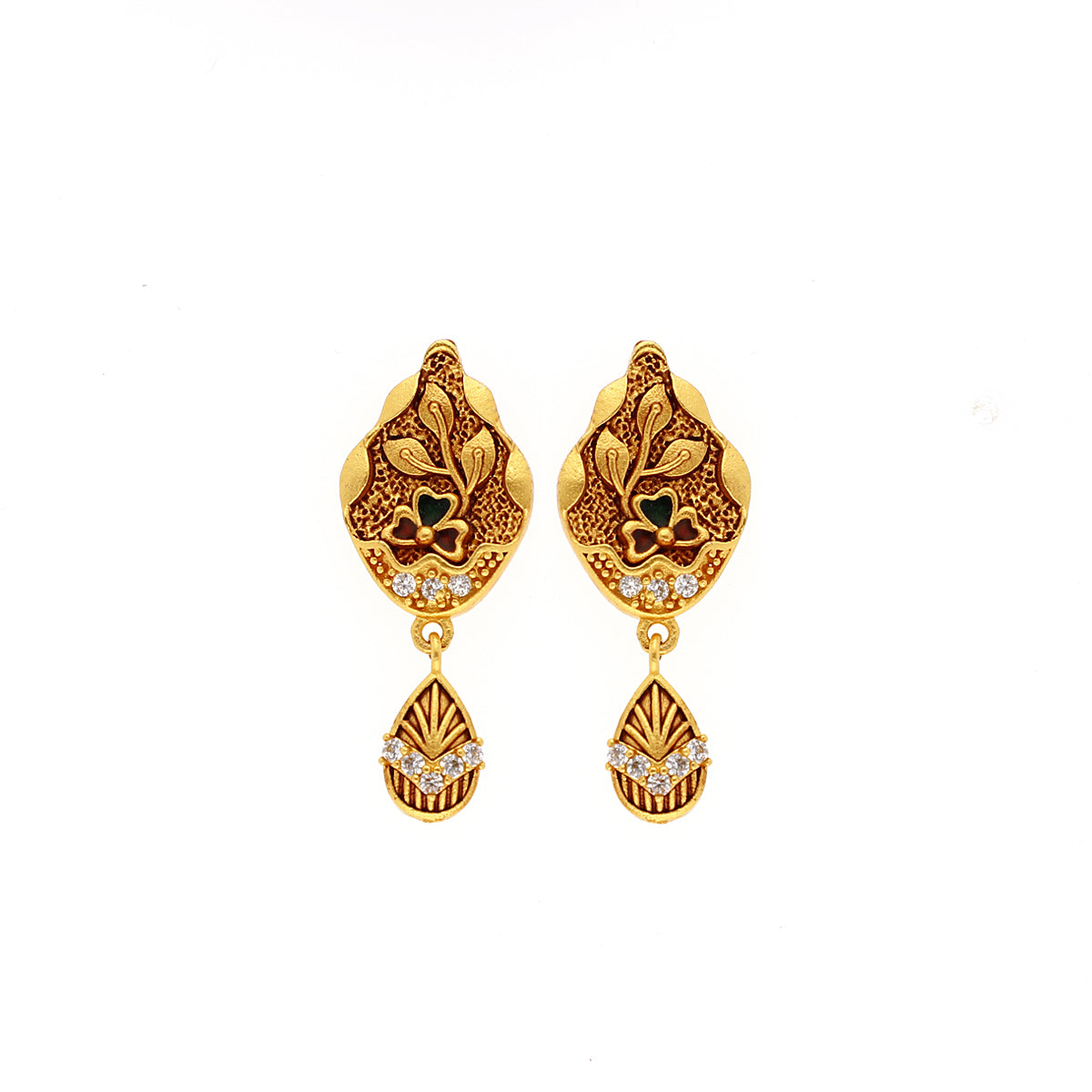 Gold Plated Floral Jewellery