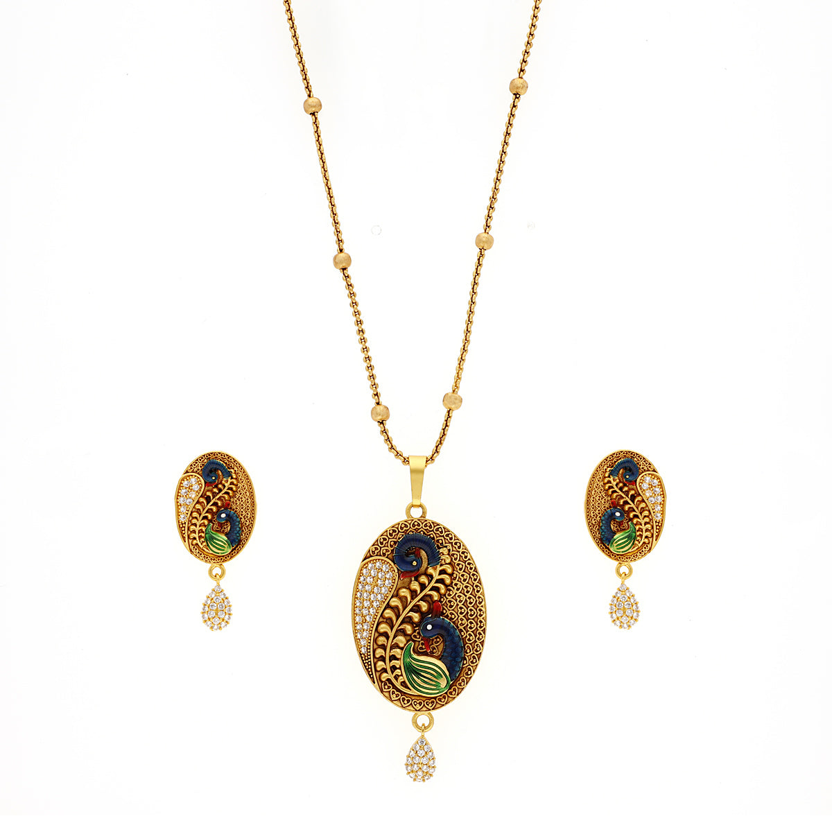 Gold Plated Modern Multicolor Jewellery