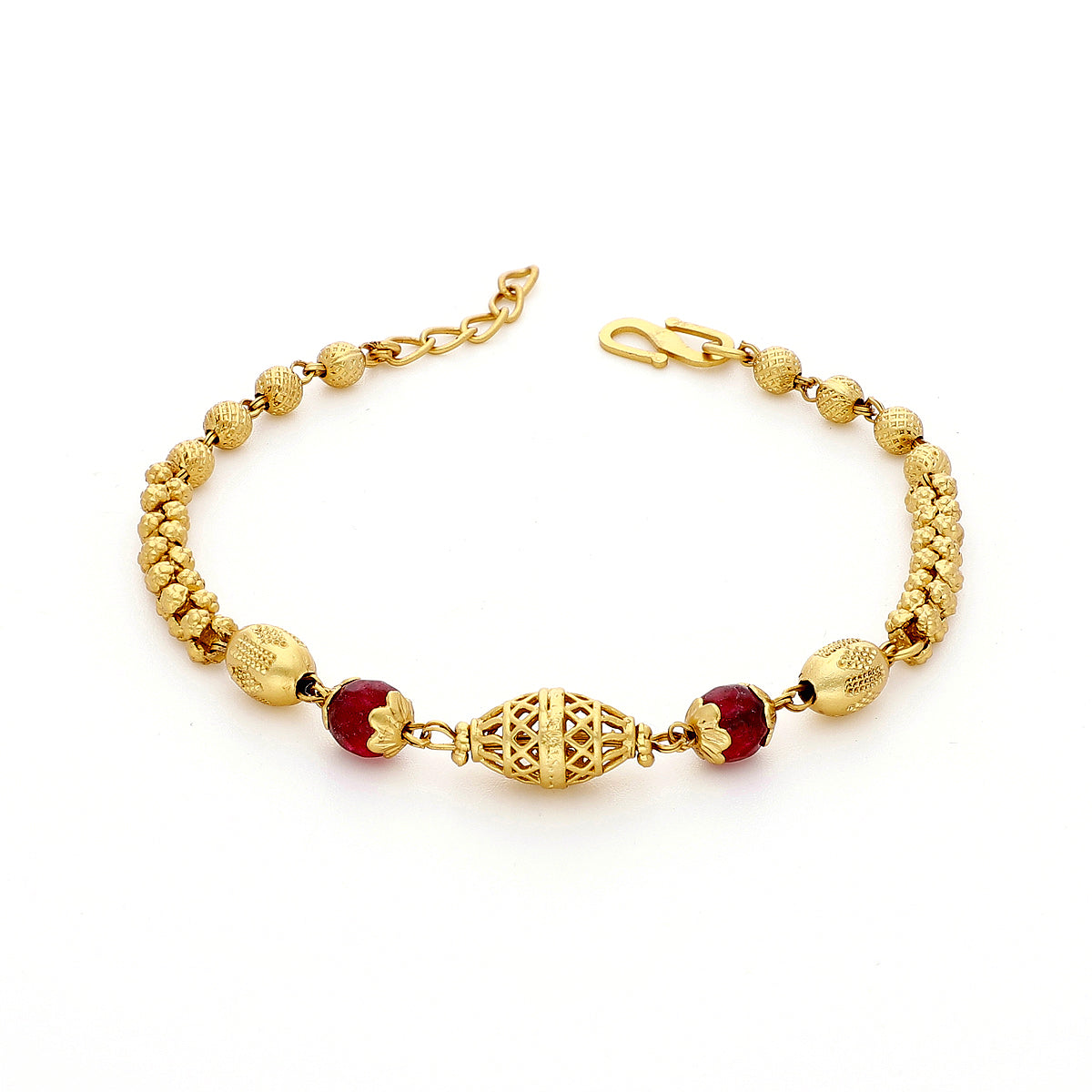 Gold Plated Floral Bracelet