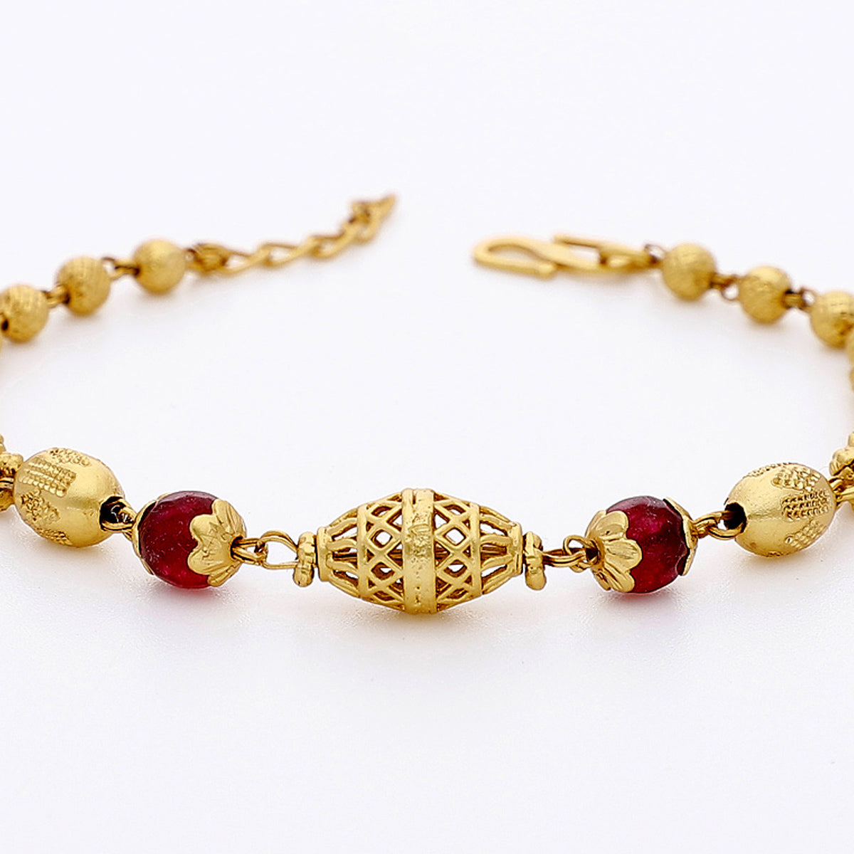 Gold Plated Floral Bracelet