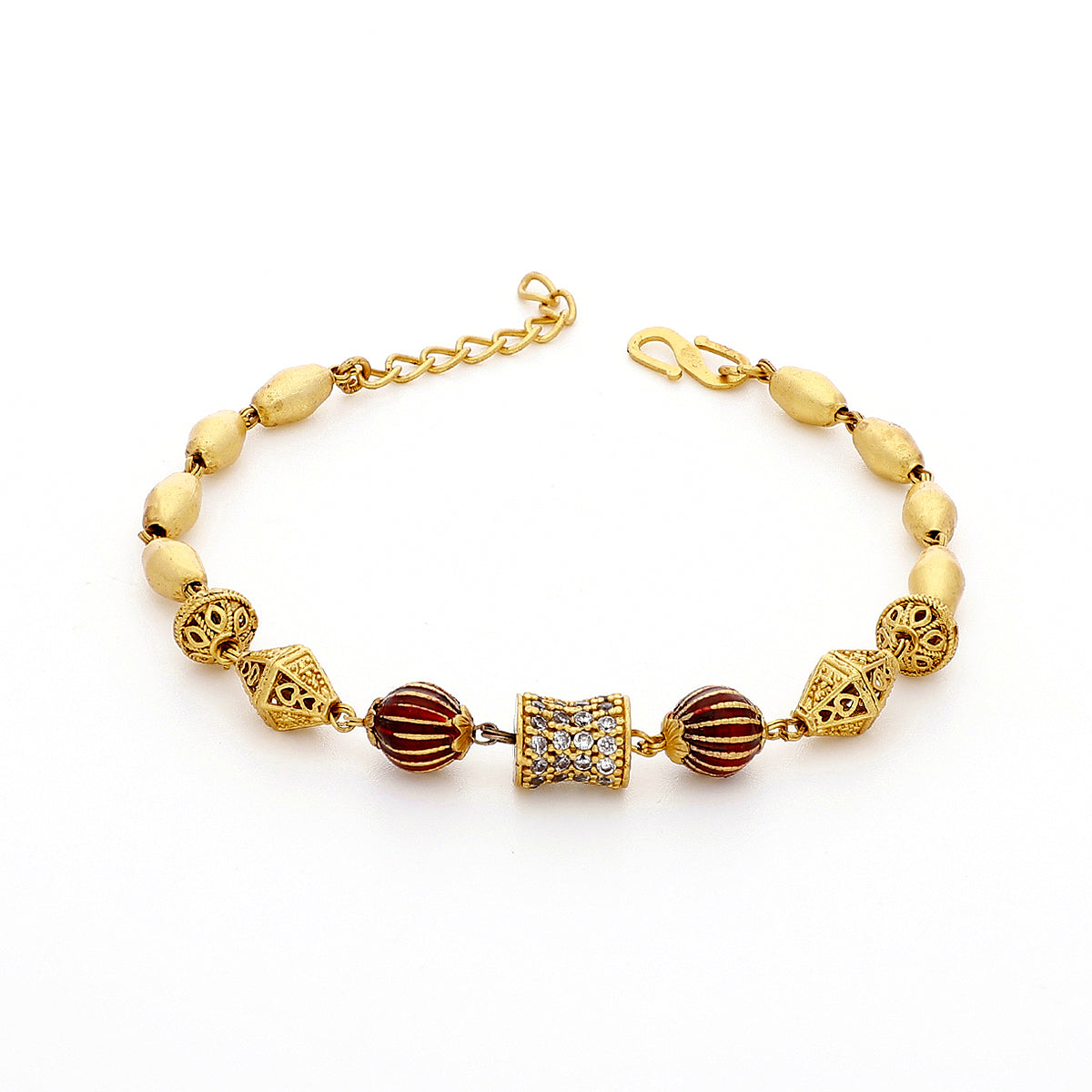 Gold Plated Classic Statement Bracelet