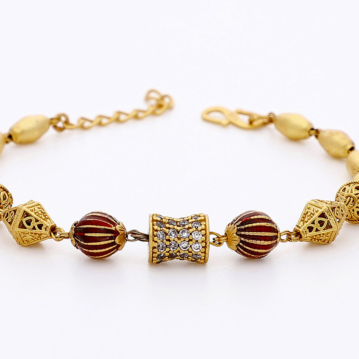 Gold Plated Classic Statement Bracelet