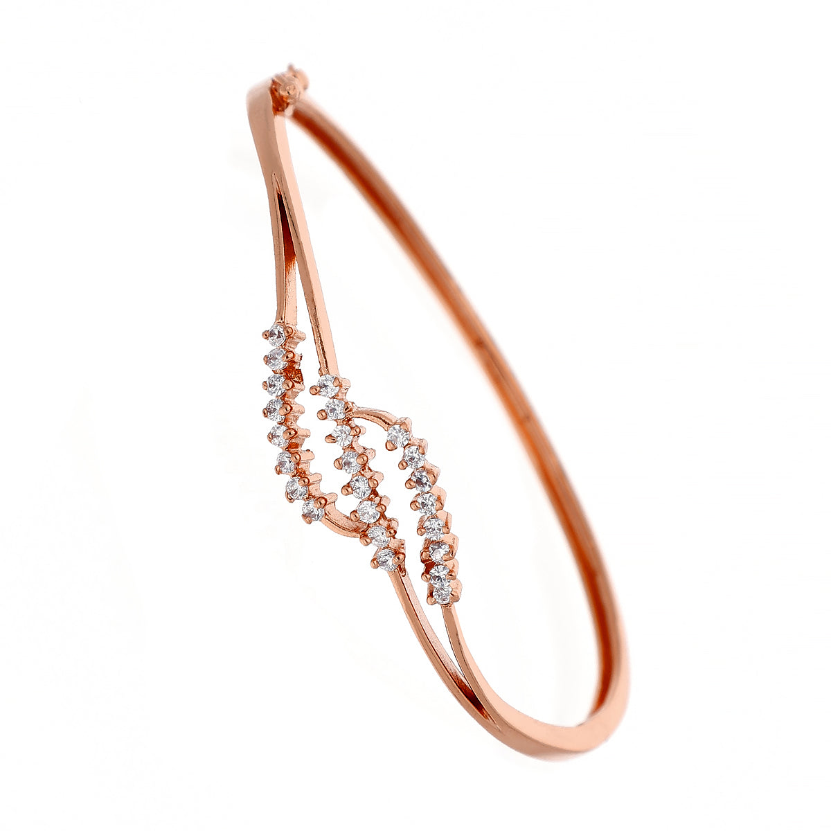 Rose Gold Plated Crystal Bracelet