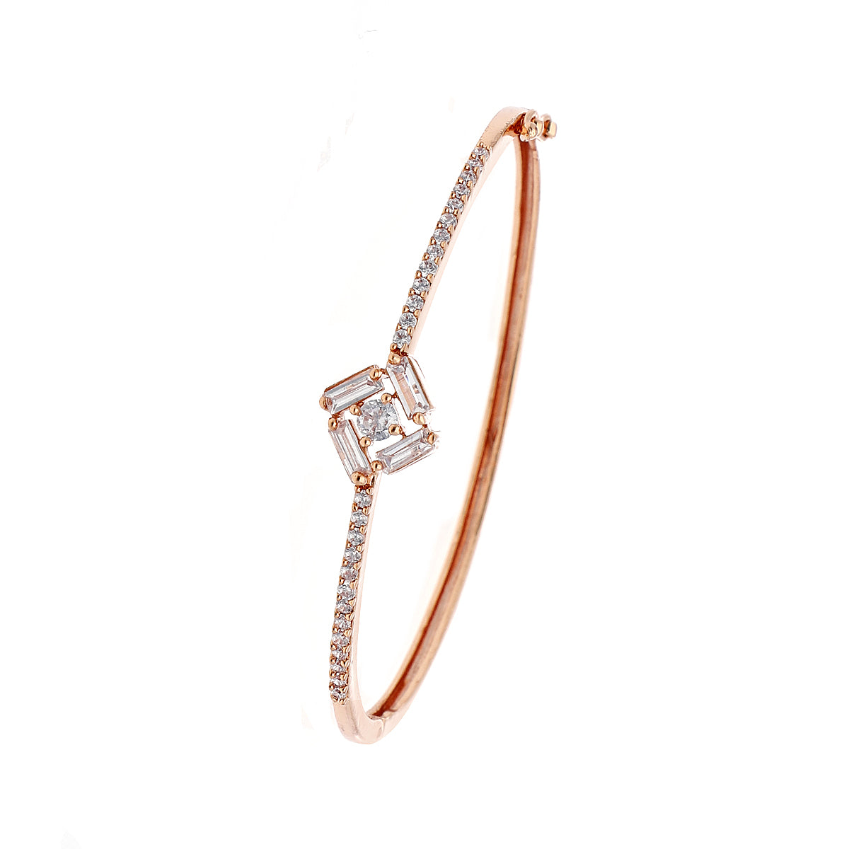 Gold Plated Statement Kada Bracelet