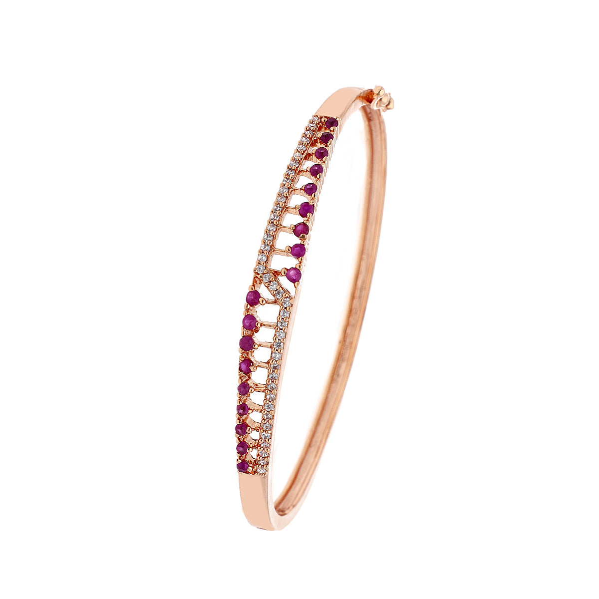 Gold Plated Modern Kada Bracelet