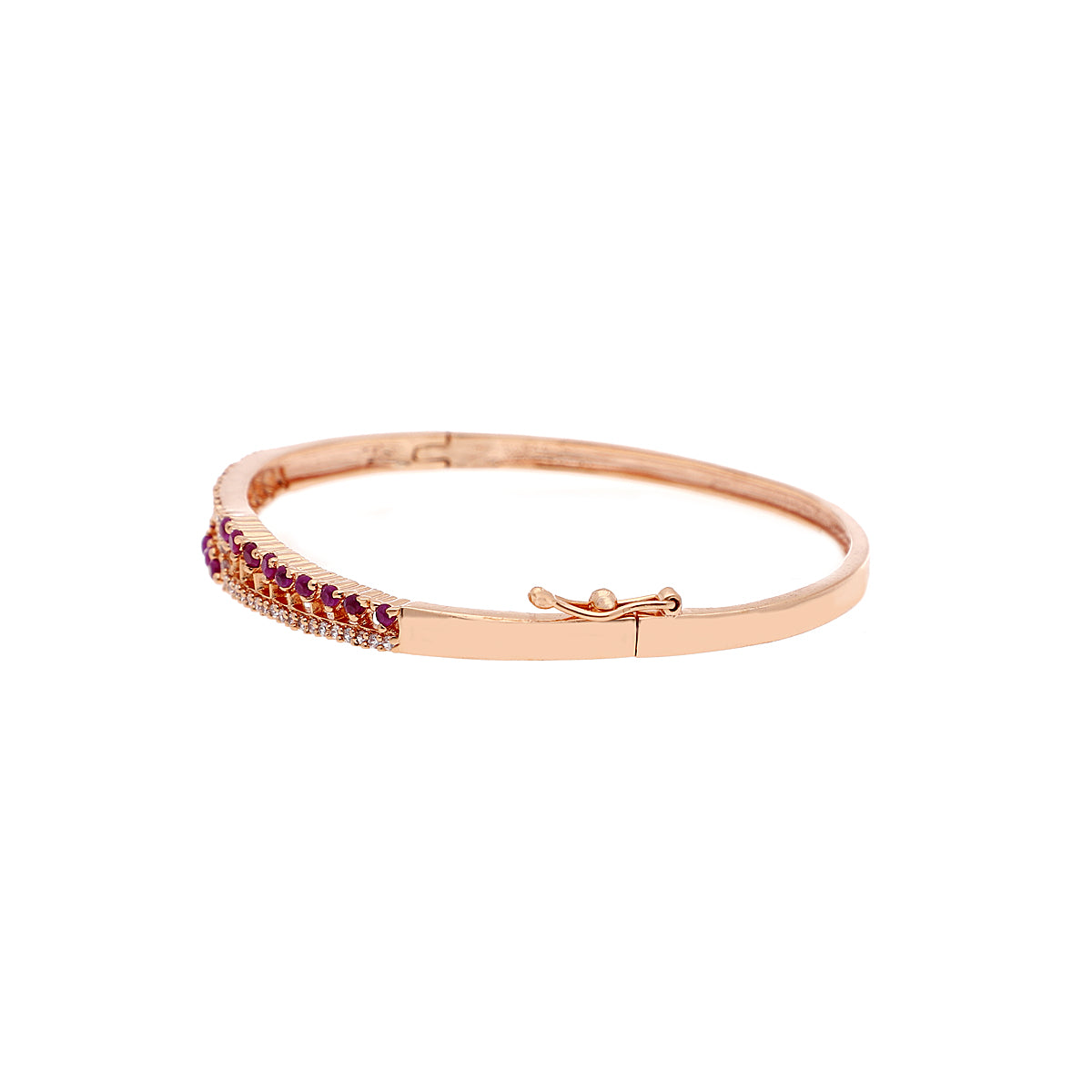 Gold Plated Modern Kada Bracelet