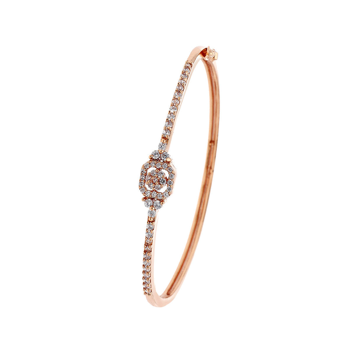 Gold Plated Modern Kada Bracelet