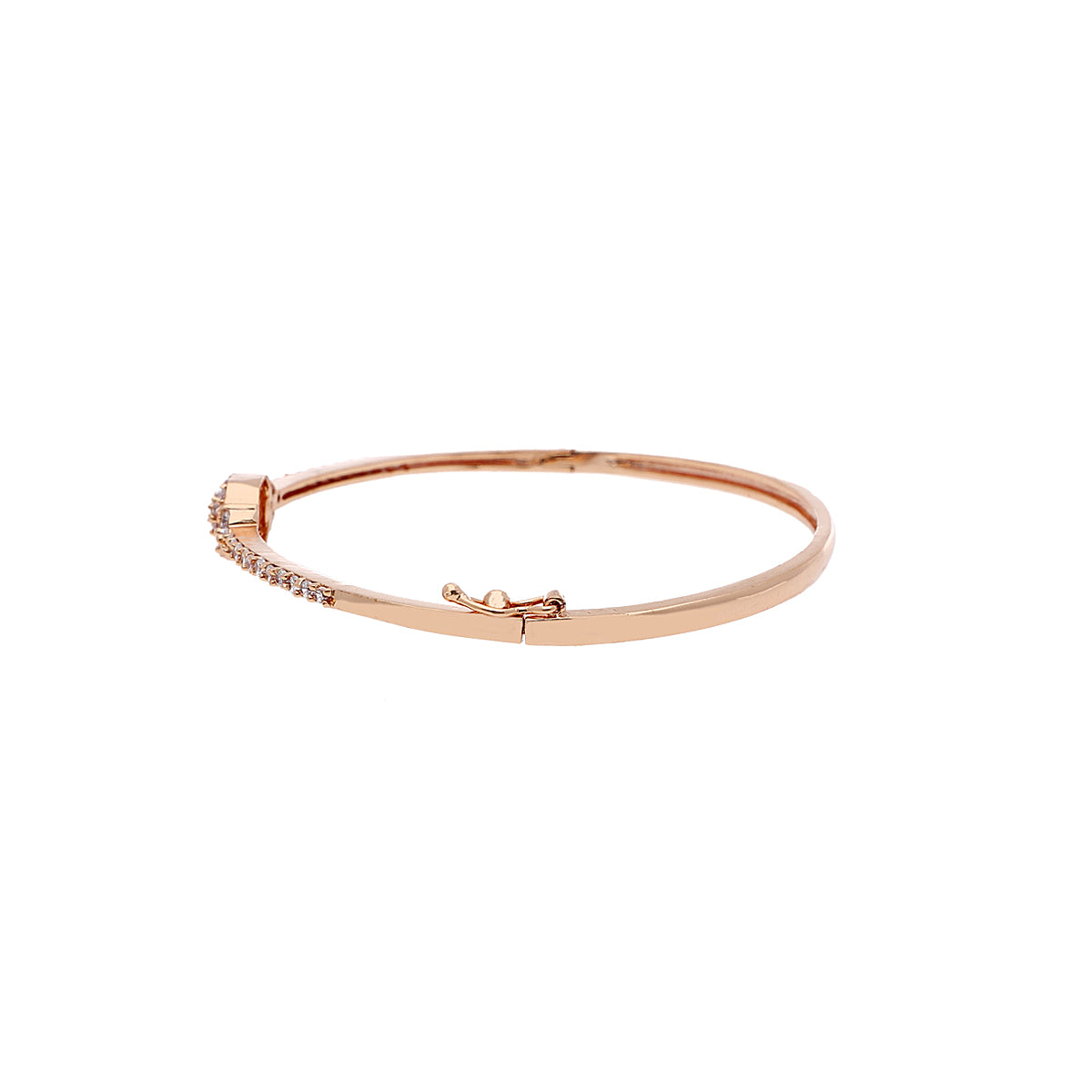 Gold Plated Modern Kada Bracelet