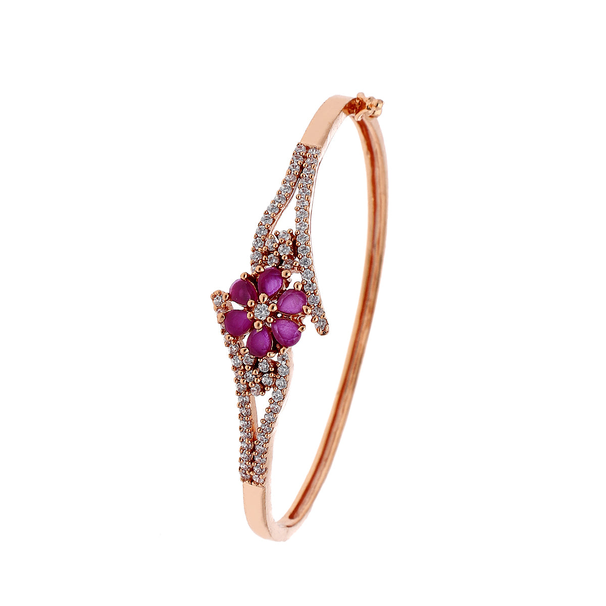 Gold Plated Dainty Kada Bracelet