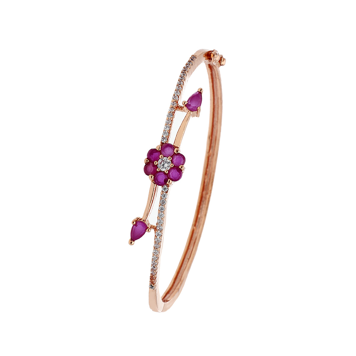 Gold Plated Pretty Kada Bracelet