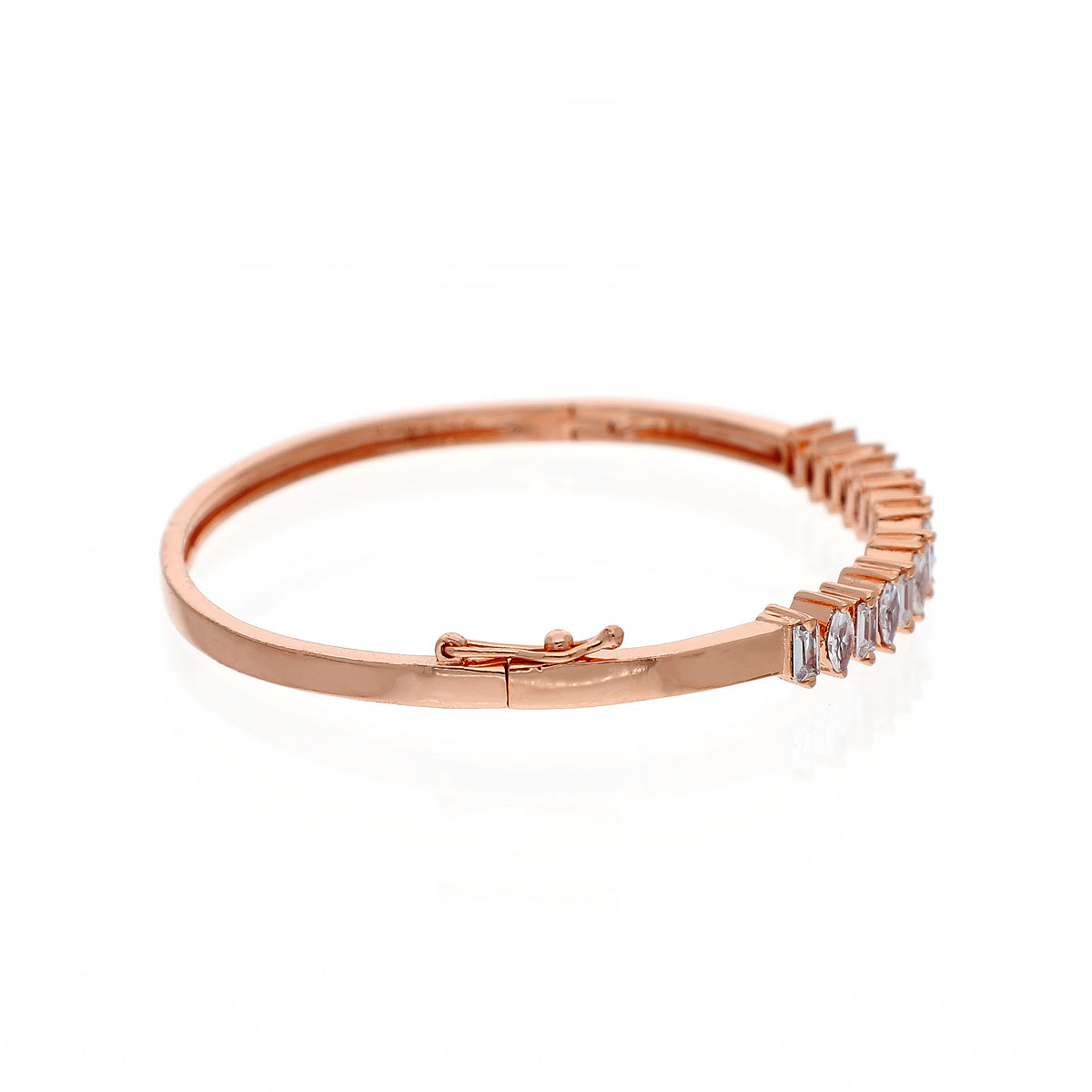 Gold Plated Statement Kada Bracelet