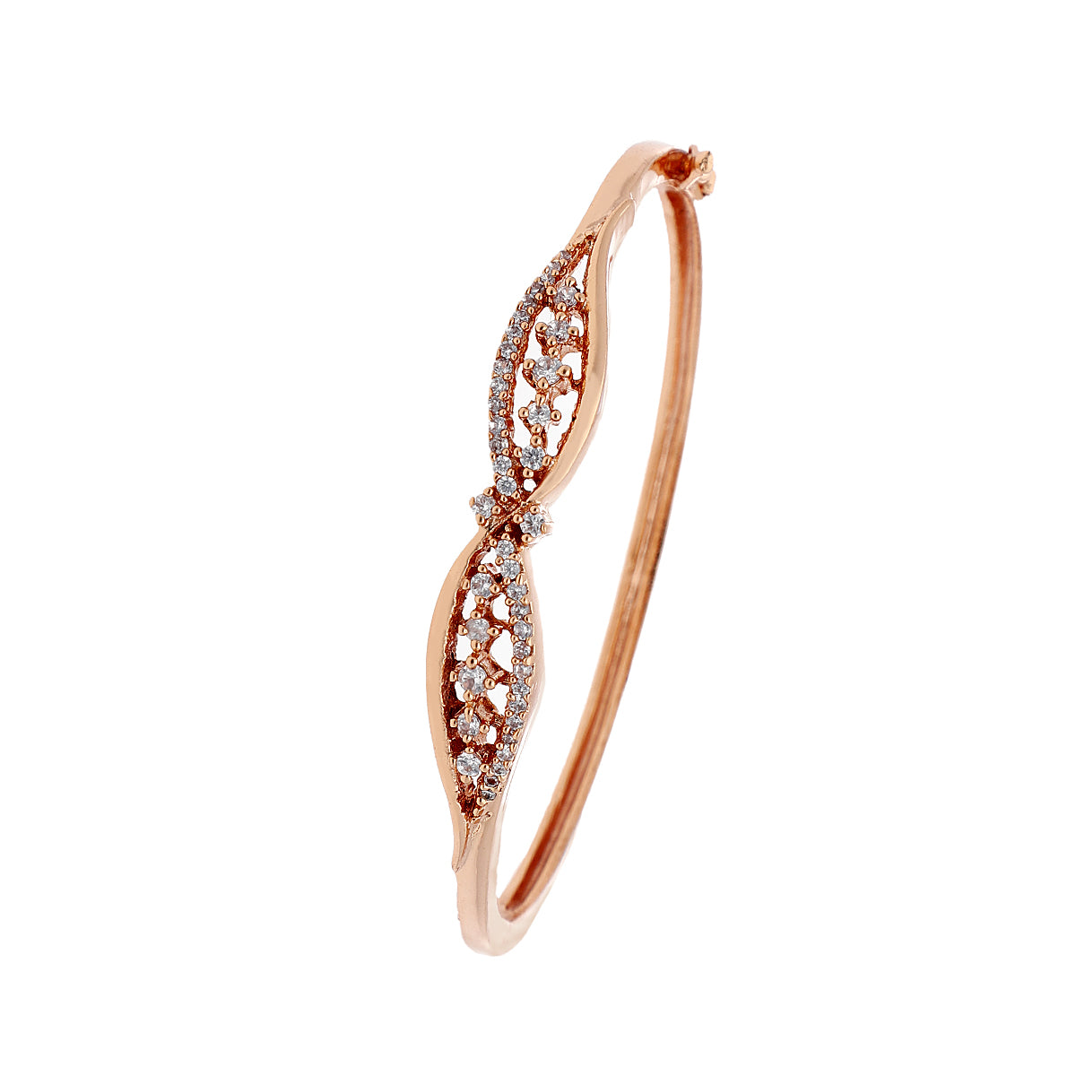 Gold Plated Modern Kada Bracelet