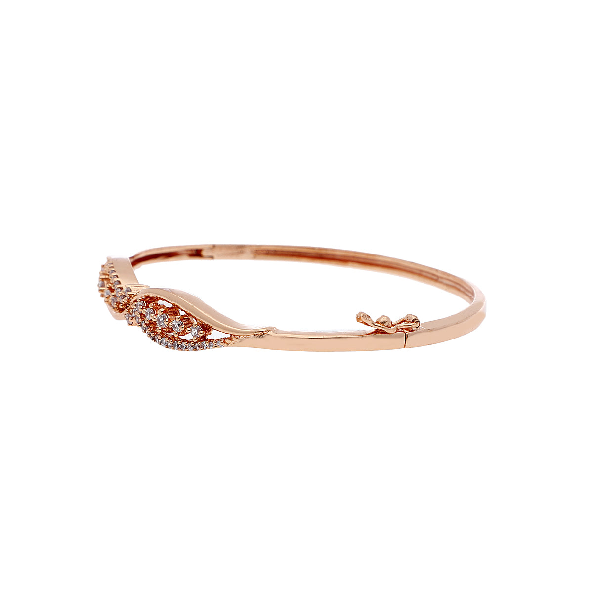 Gold Plated Modern Kada Bracelet