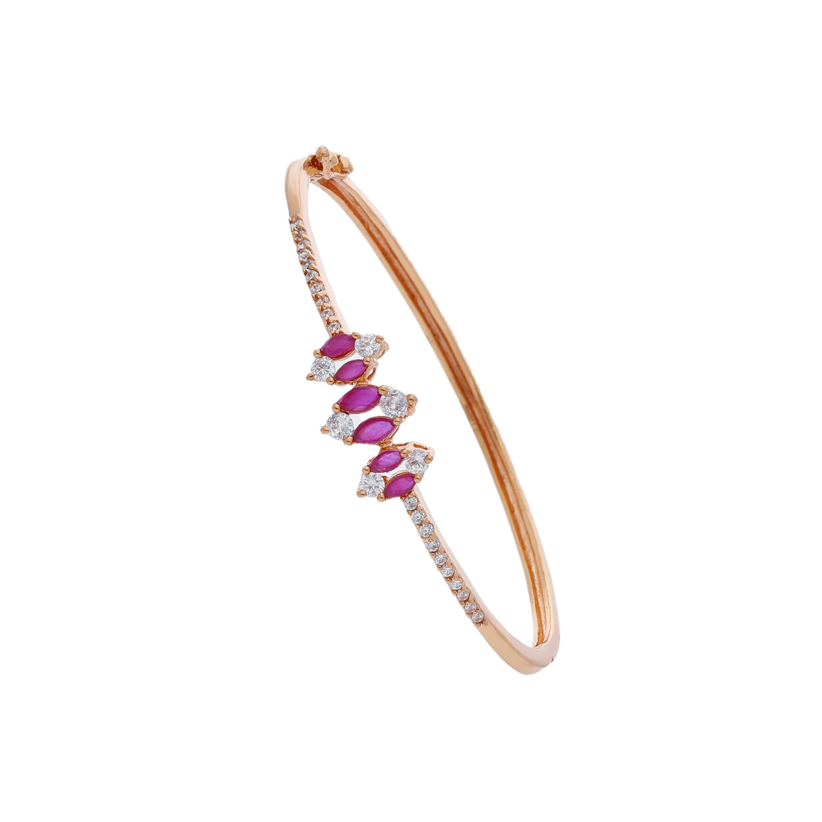 Pink Stone Flower Bracelet