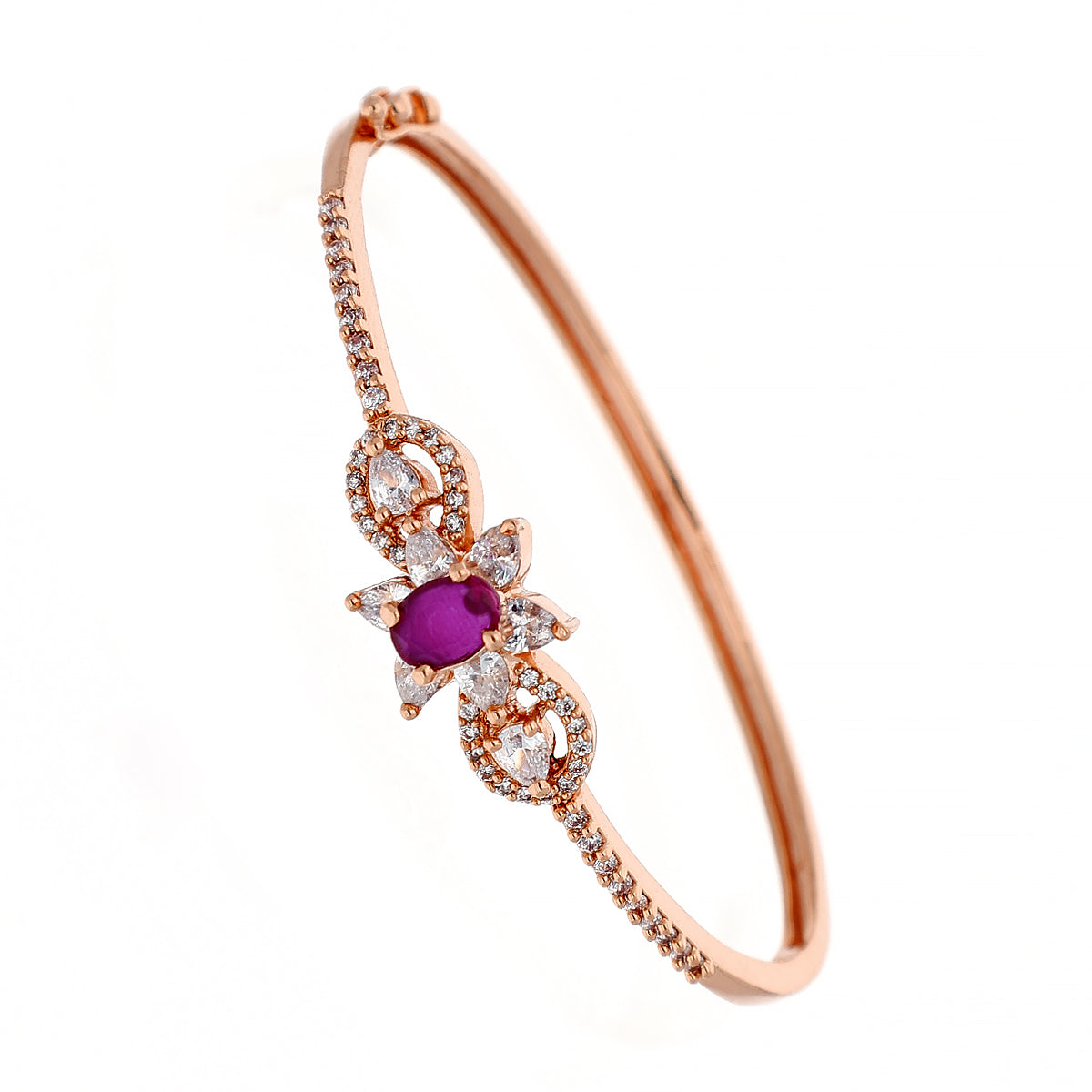 Gold Plated Chic Kada Bracelet