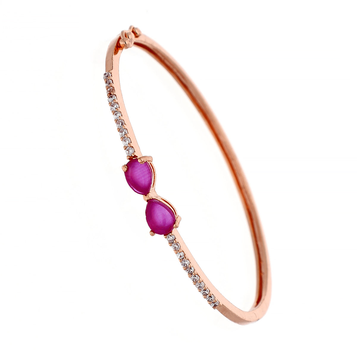 Gold Plated Delicate Kada Bracelet