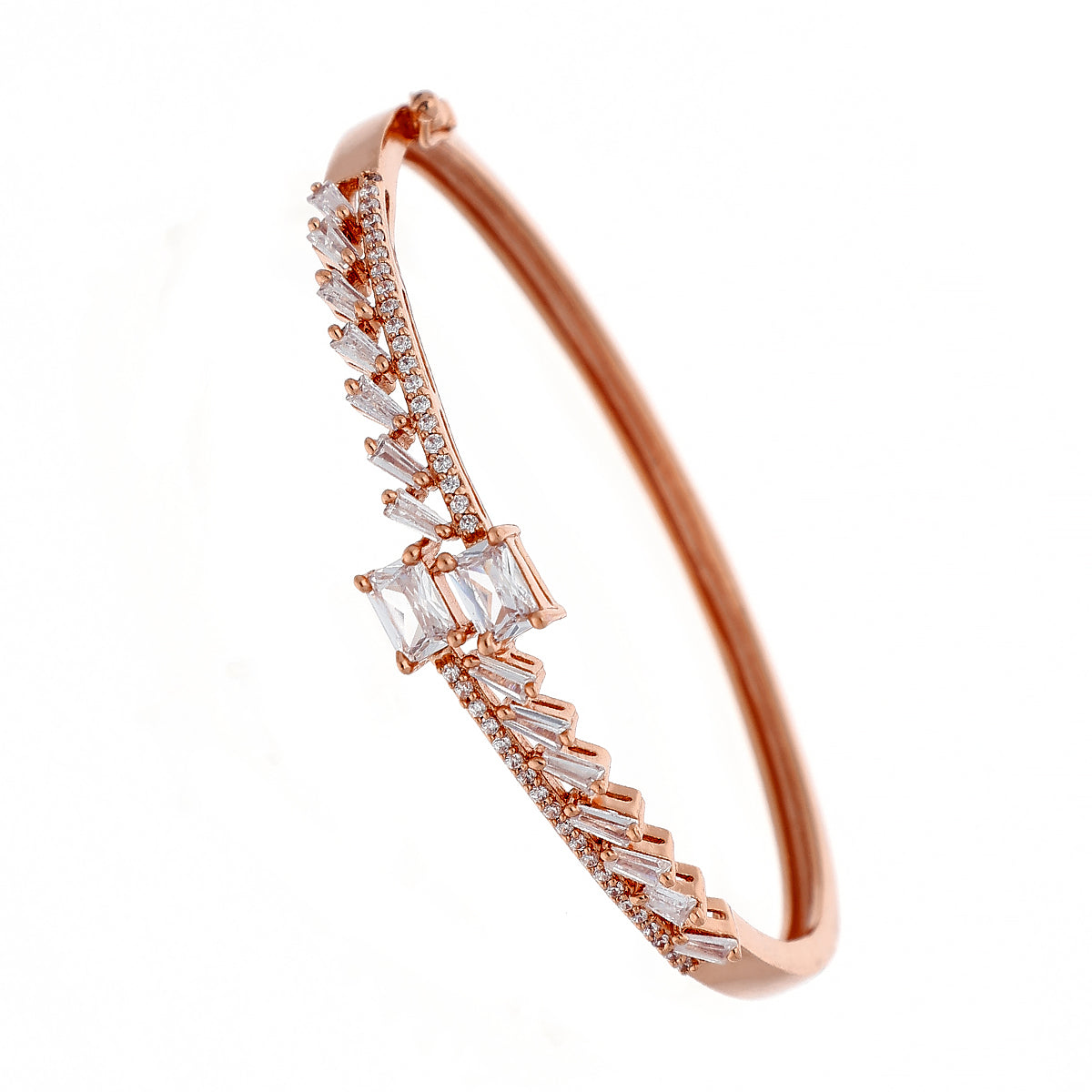 Gold Plated Modern Kada Bracelet