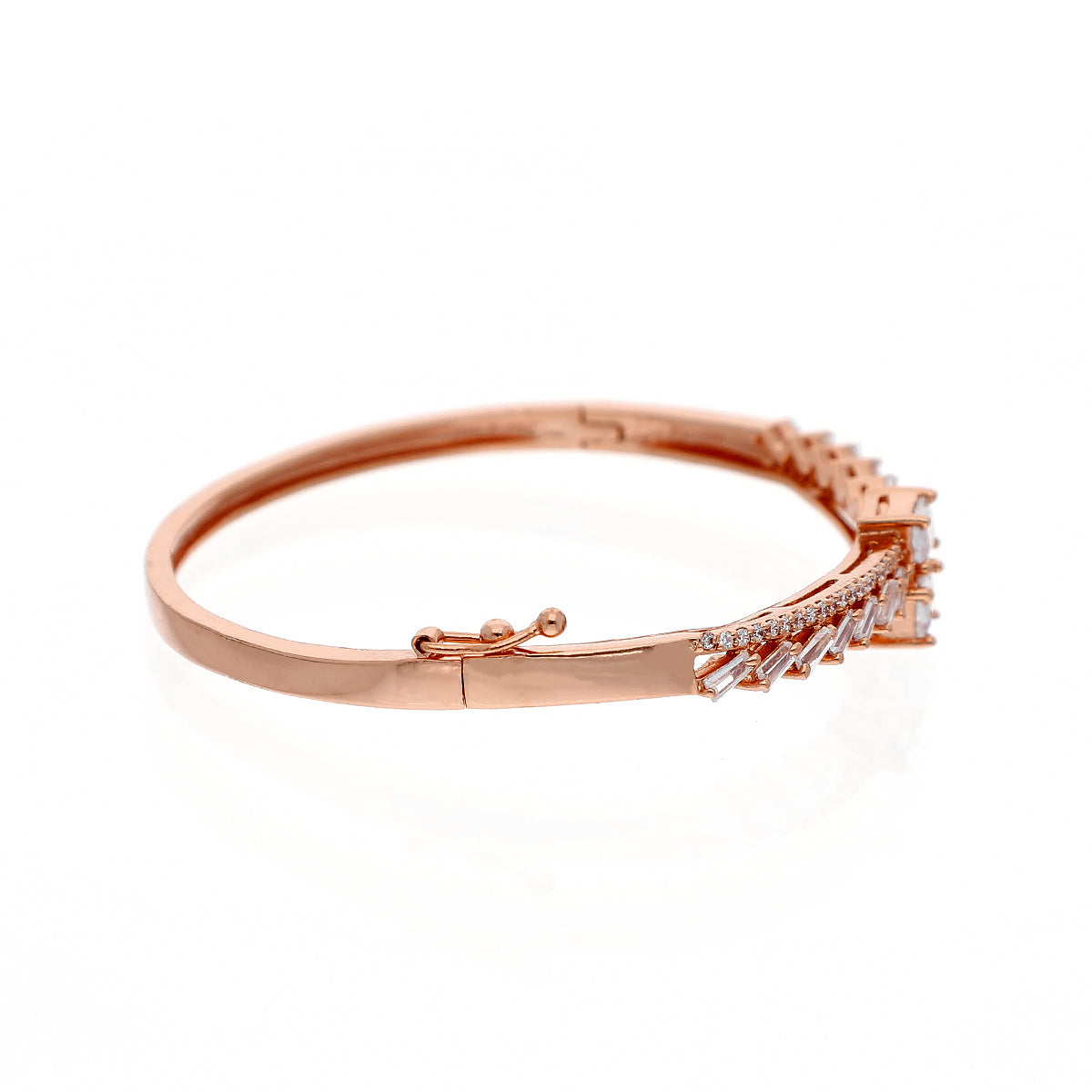 Gold Plated Modern Kada Bracelet