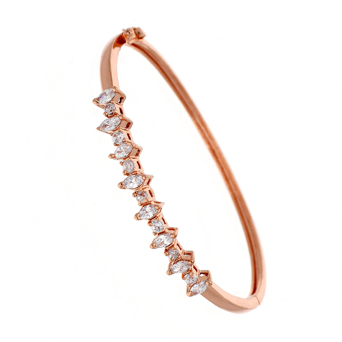 Gold Plated Chic Cubic Zirconia Bracelet