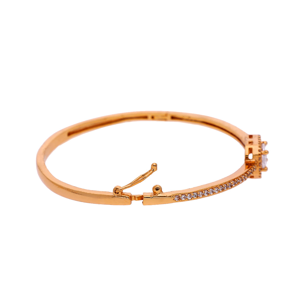 Gold Plated Classic Everyday Cubic Zirconia Bracelet
