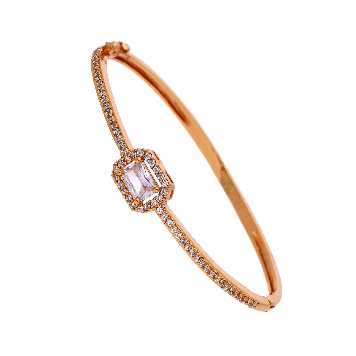 Gold Plated Classic Everyday Cubic Zirconia Bracelet