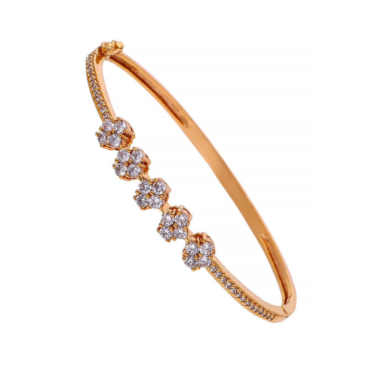 Gold Plated Classic Sparkling Bracelet