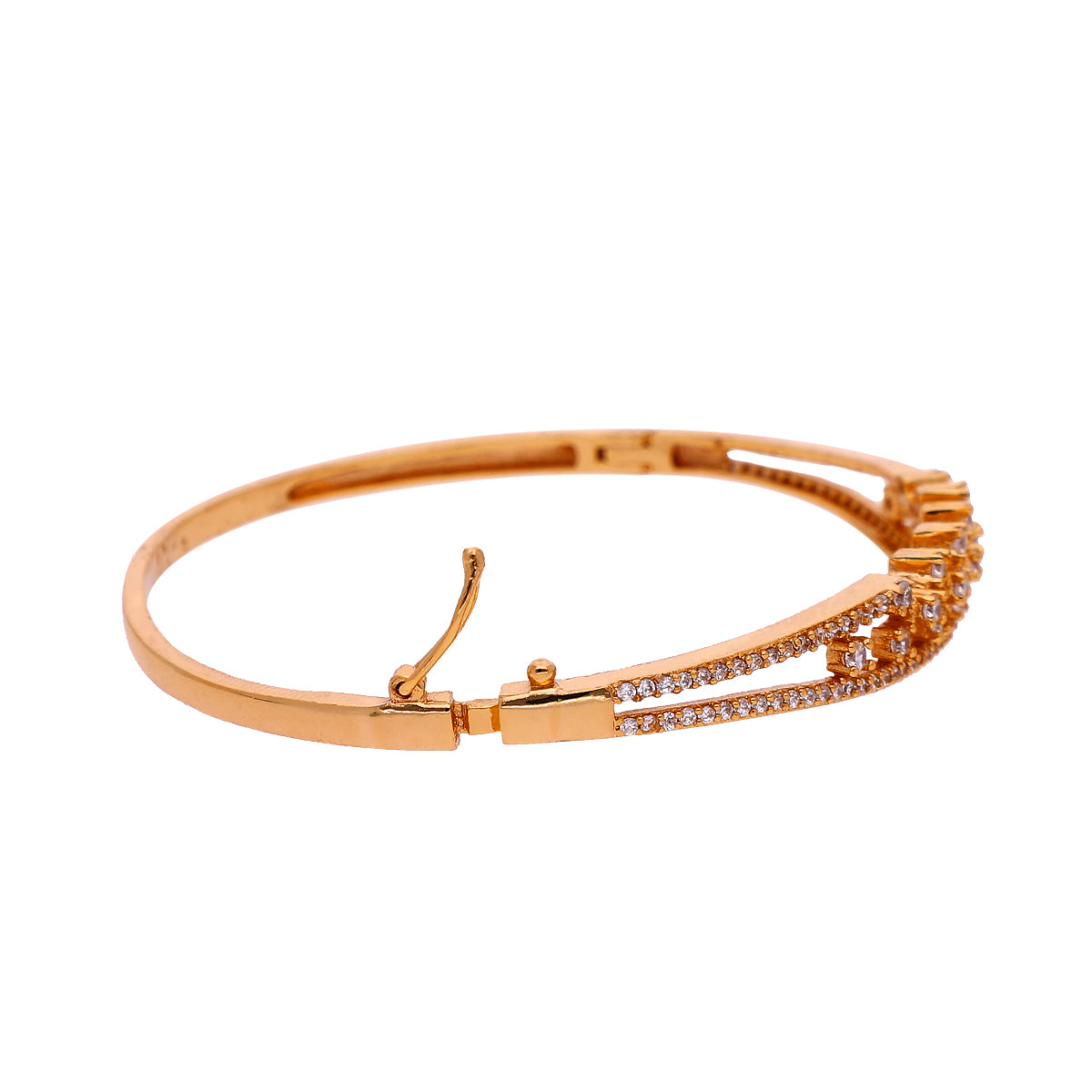 Gold Plated Classic Cubic Zirconia Bracelet