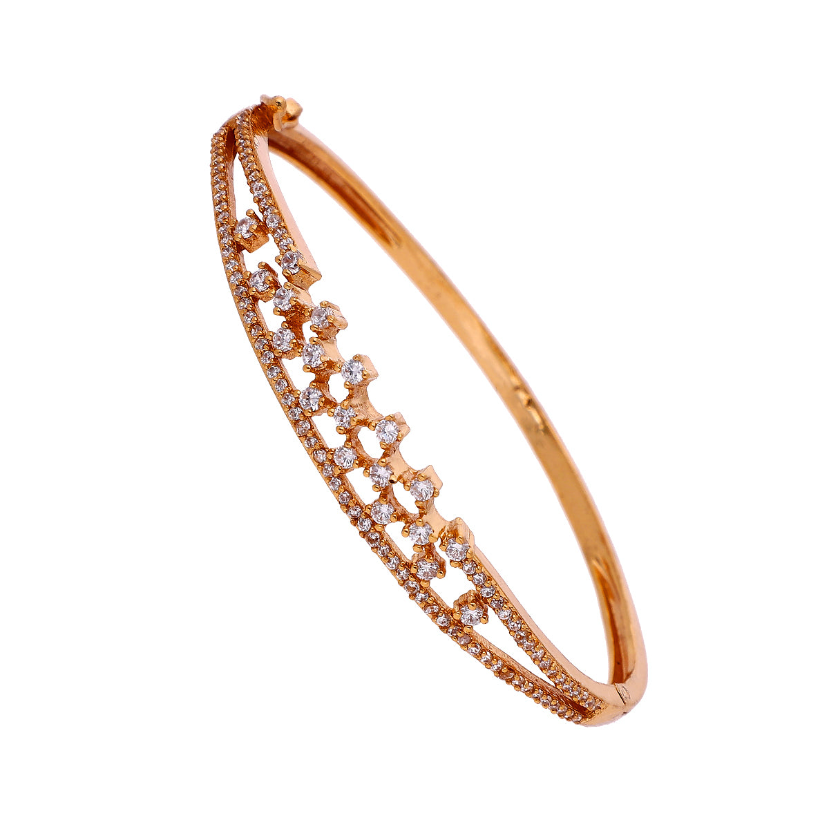 Gold Plated Classic Cubic Zirconia Bracelet