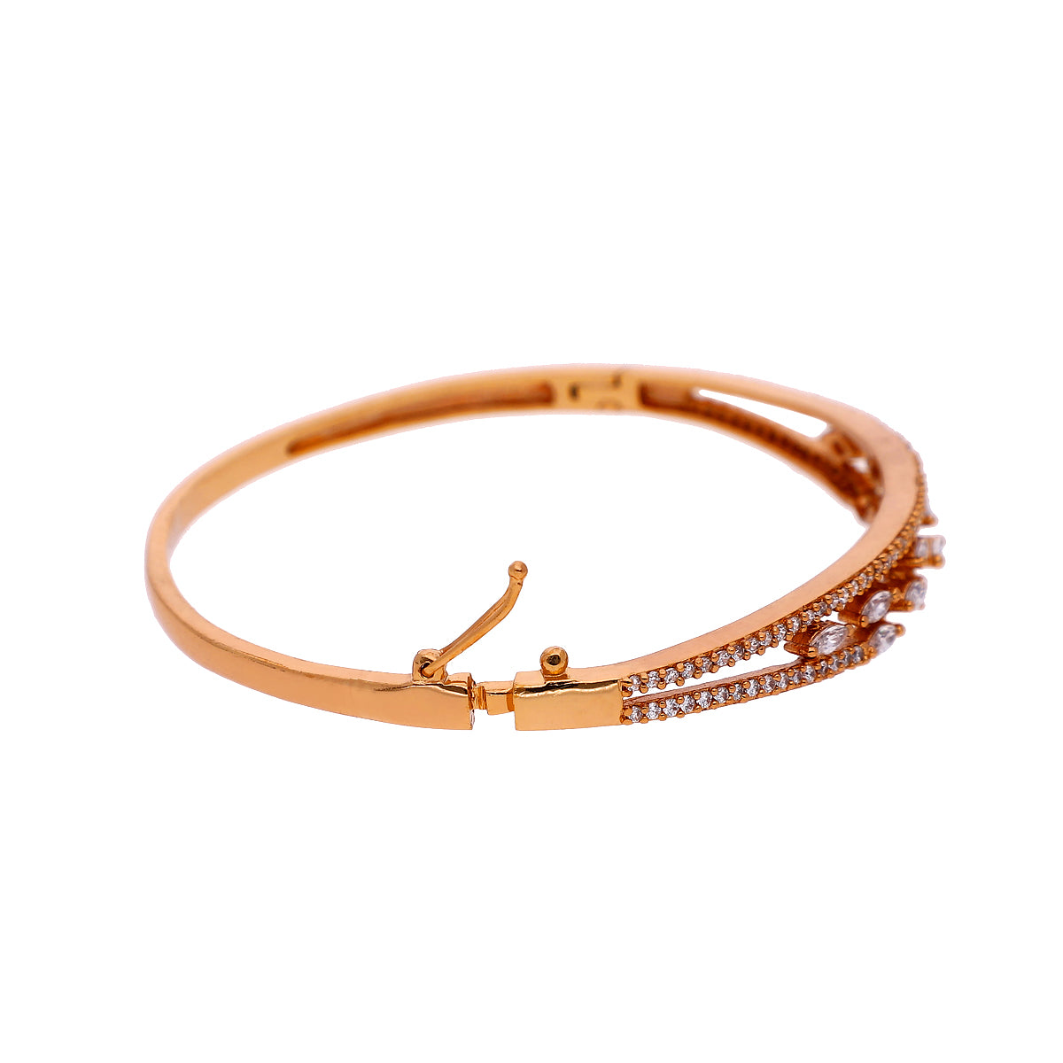 Gold Plated Pretty Cubic Zirconia Bracelet