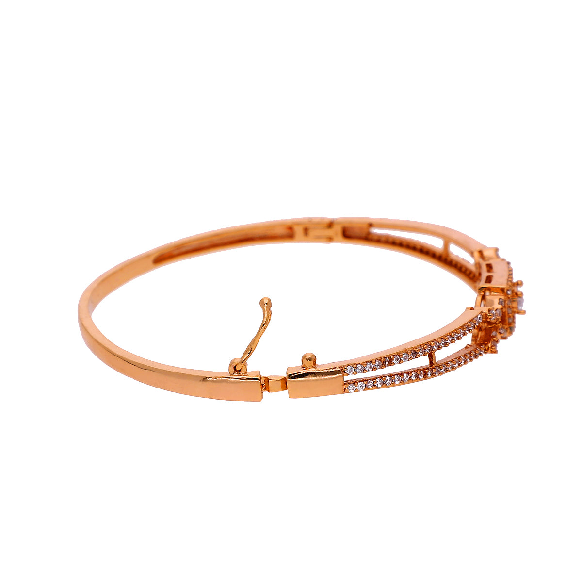 Gold Plated Pretty Statement Bracelet