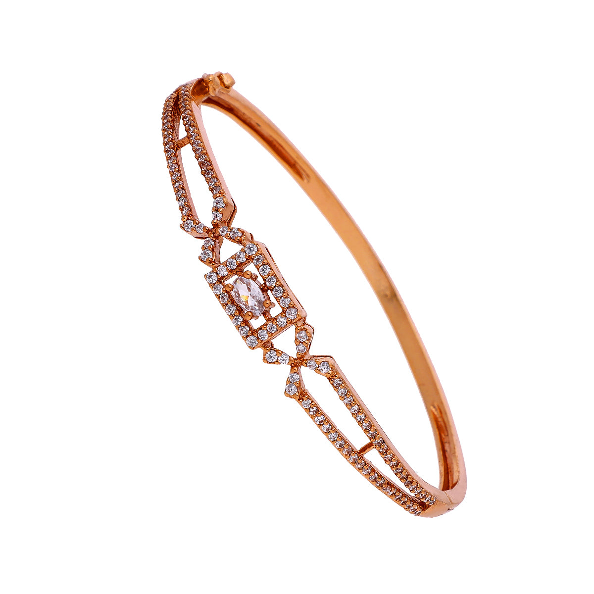 Gold Plated Pretty Statement Bracelet