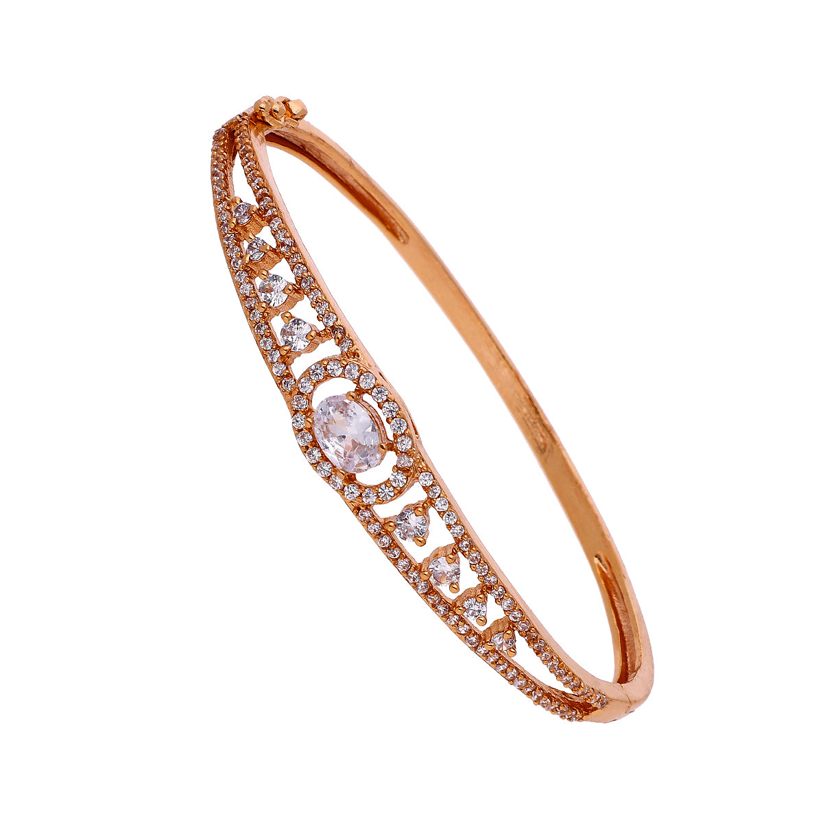 Gold Plated Classic Chic Cubic Zirconia Bracelet