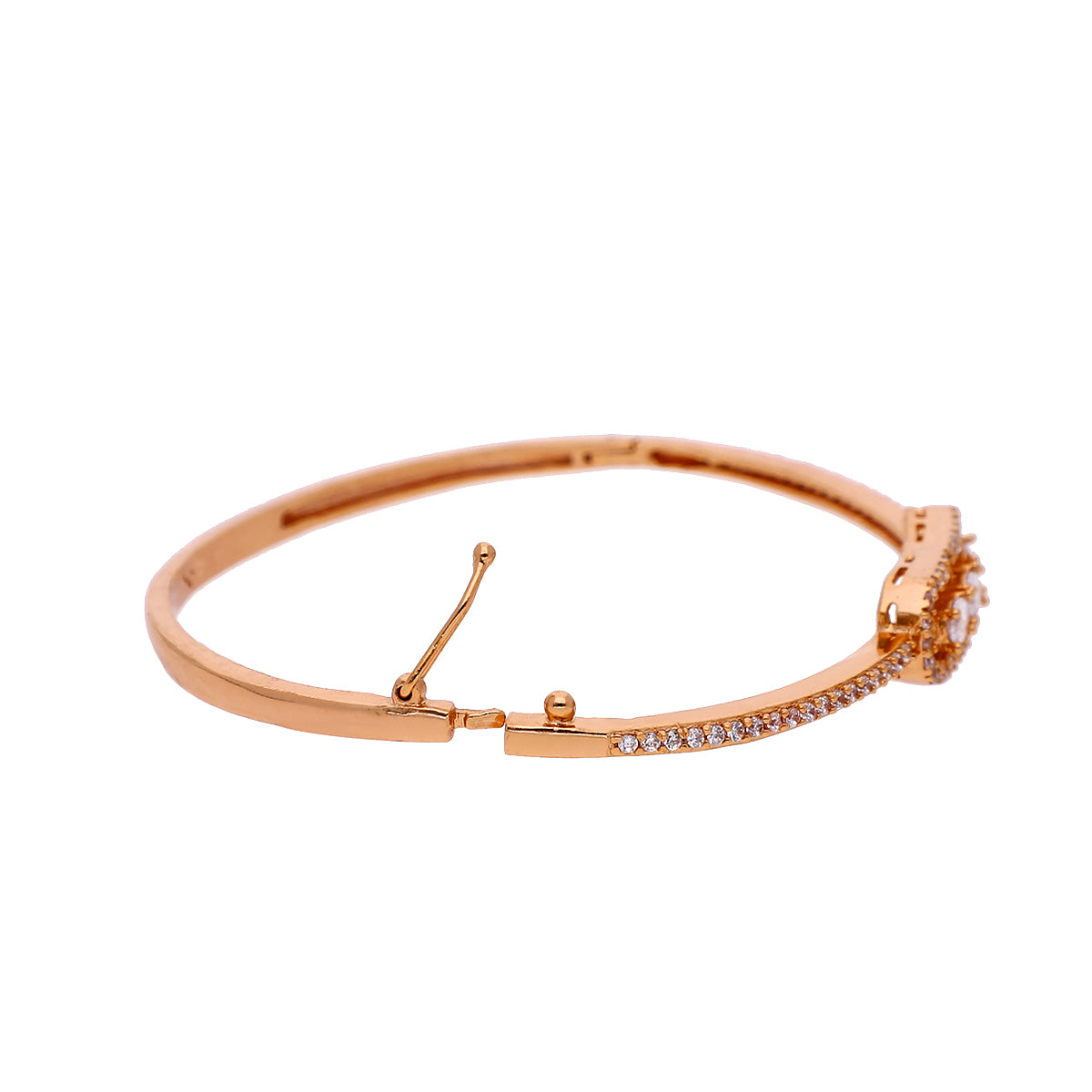 Gold Plated Pretty Floral Bracelet