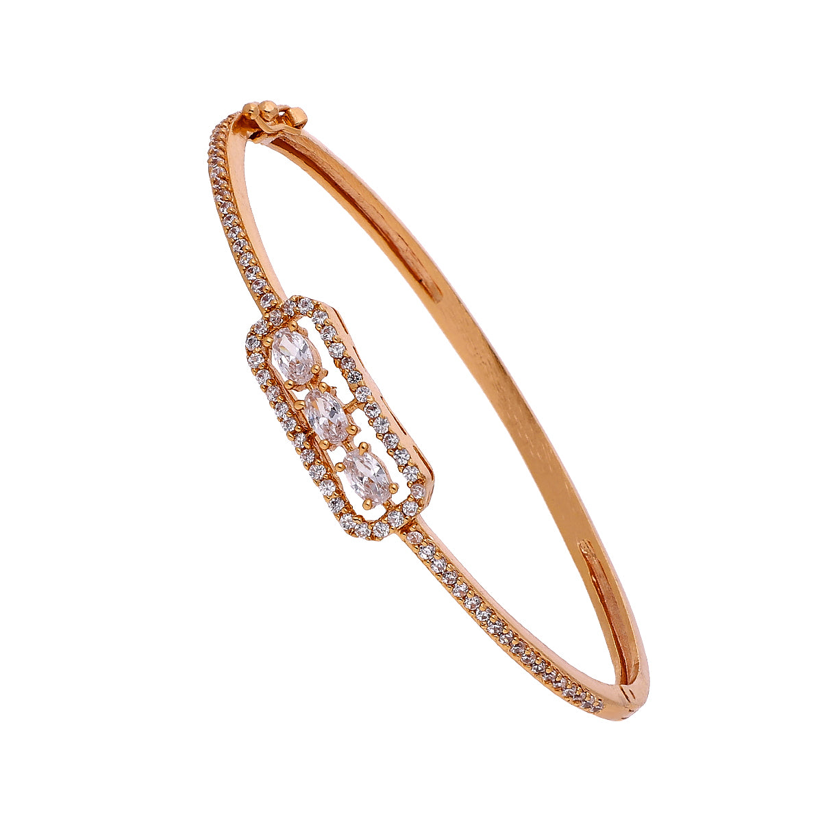 Gold Plated Pretty Floral Bracelet